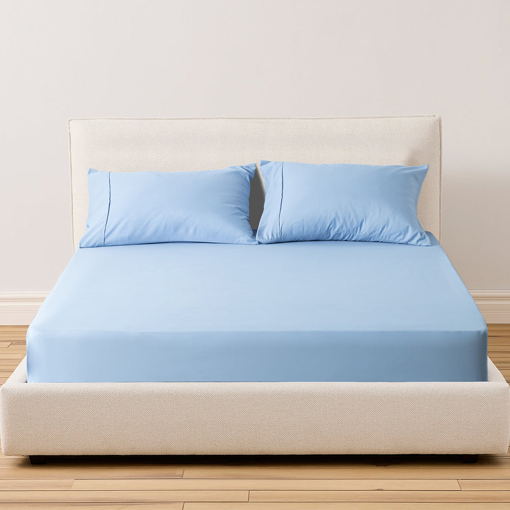 Mintorai All Season Deep Pocket Fitted Sheet Set with Pillowcases, Room Decor, Graduation Gifts