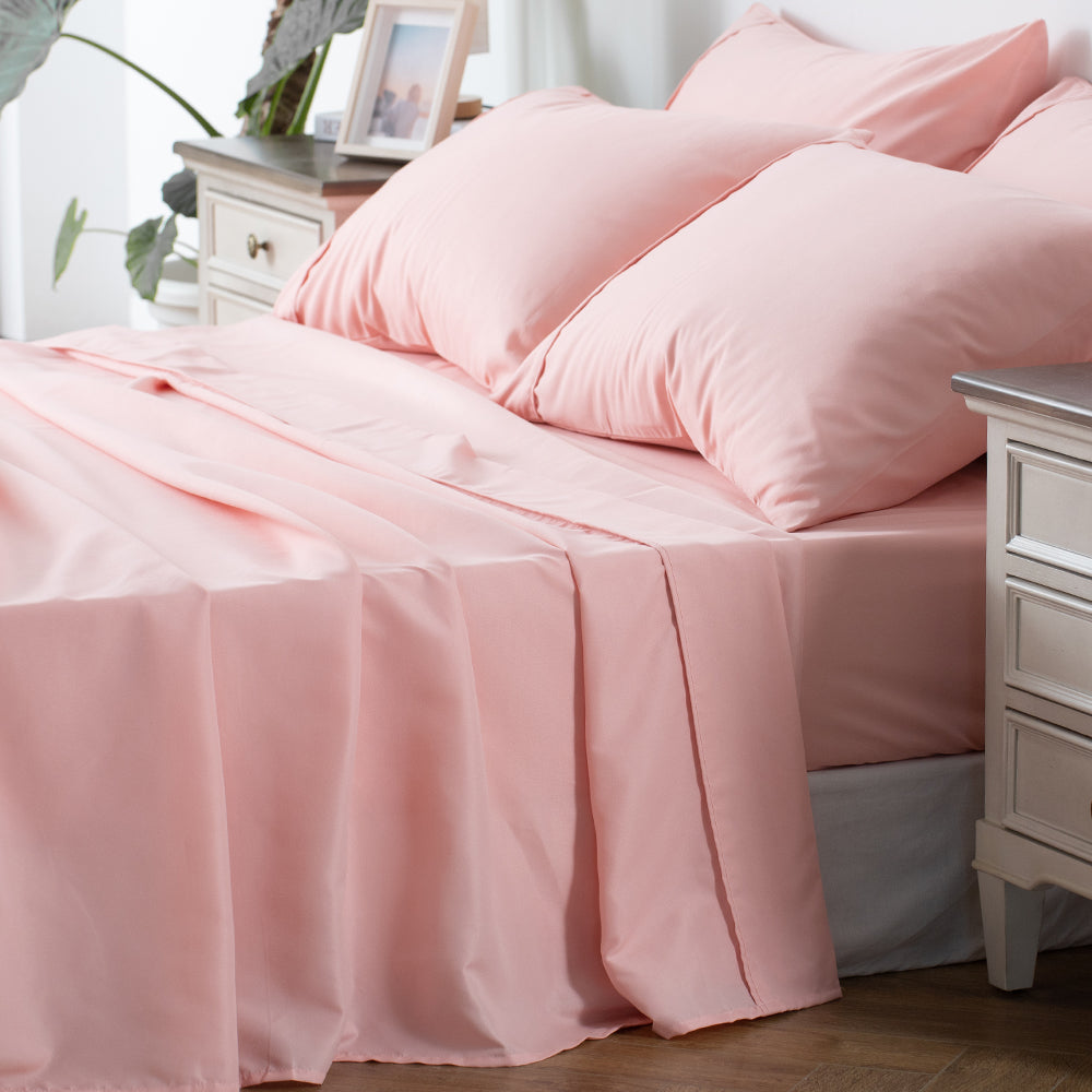 Mintorai Sheet Bedding Set with Pillowcase, Flat Sheet, Fitted Sheet, Hypoallergenic and Breathable, Room Decor, Graduation Gifts