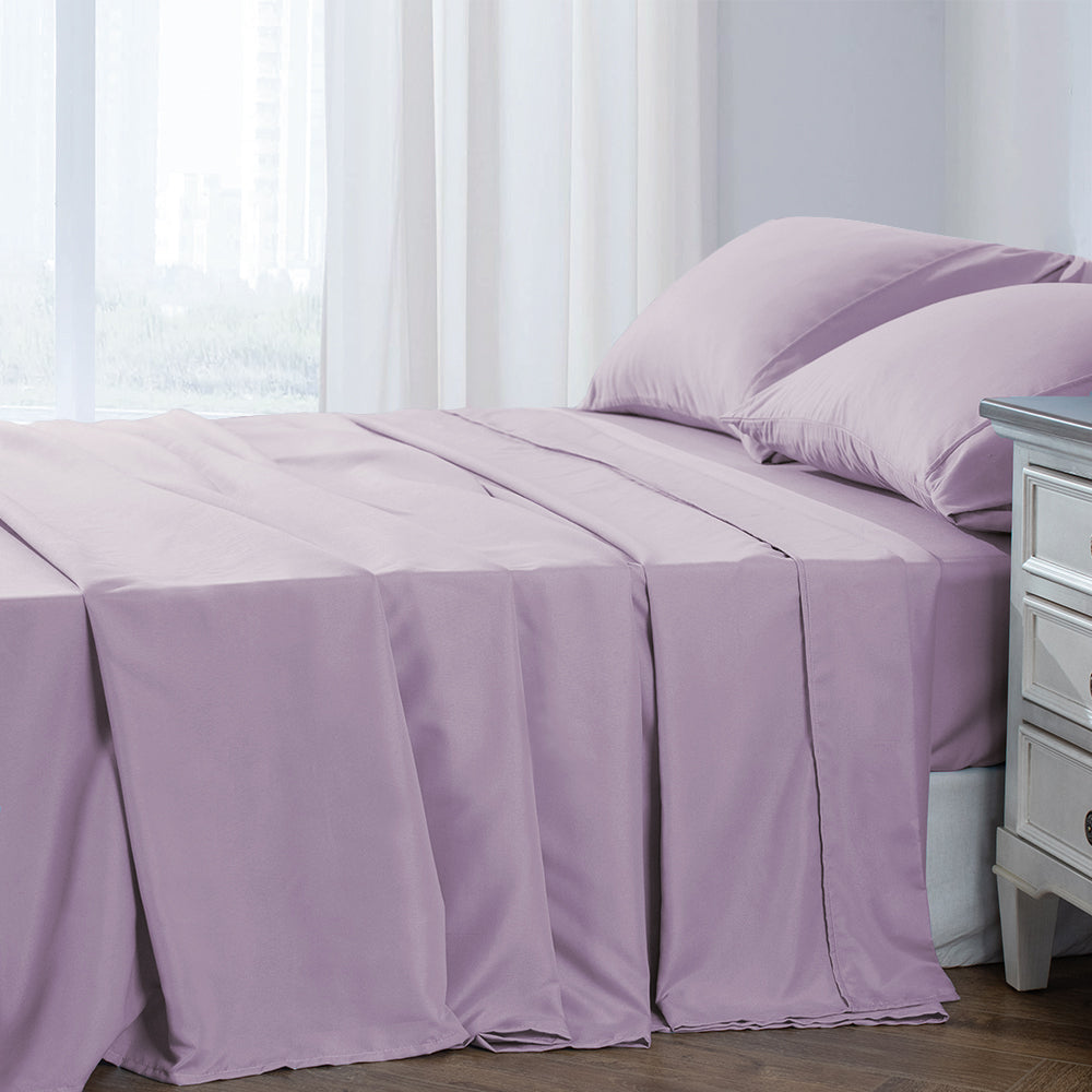 Mintorai Sheet Bedding Set with Pillowcase, Flat Sheet, Fitted Sheet, Hypoallergenic and Breathable, Room Decor, Graduation Gifts