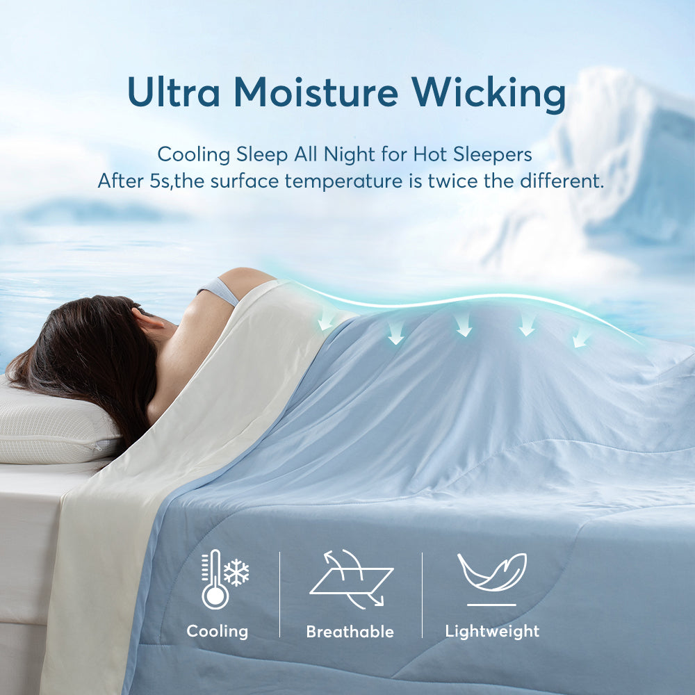 Mintorai All Season Ultra Soft Cooling Blanket Comforter, Hypoallergenic and Breathable, Room Decor, Graduation Gifts