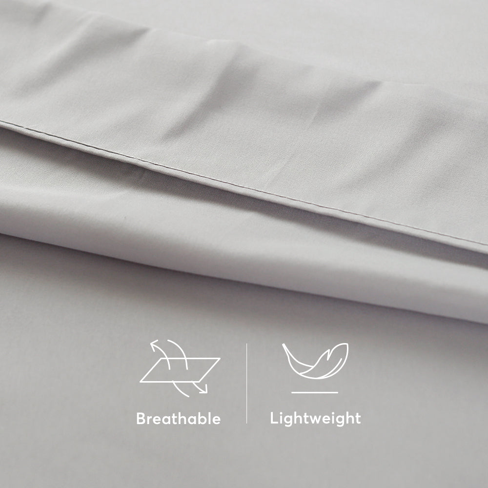 Mintorai Sheet Bedding Set with Pillowcase, Flat Sheet, Fitted Sheet, Hypoallergenic and Breathable, Room Decor, Graduation Gifts