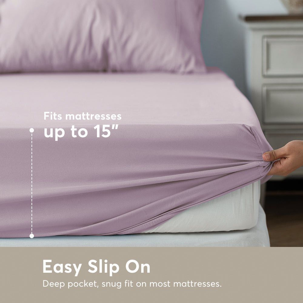 Mintorai Duvet Cover Bedding Set with Duvet Cover, Pillowcase, Fitted Sheet, Hypoallergenic and Breathable, Room Decor, Graduation Gifts