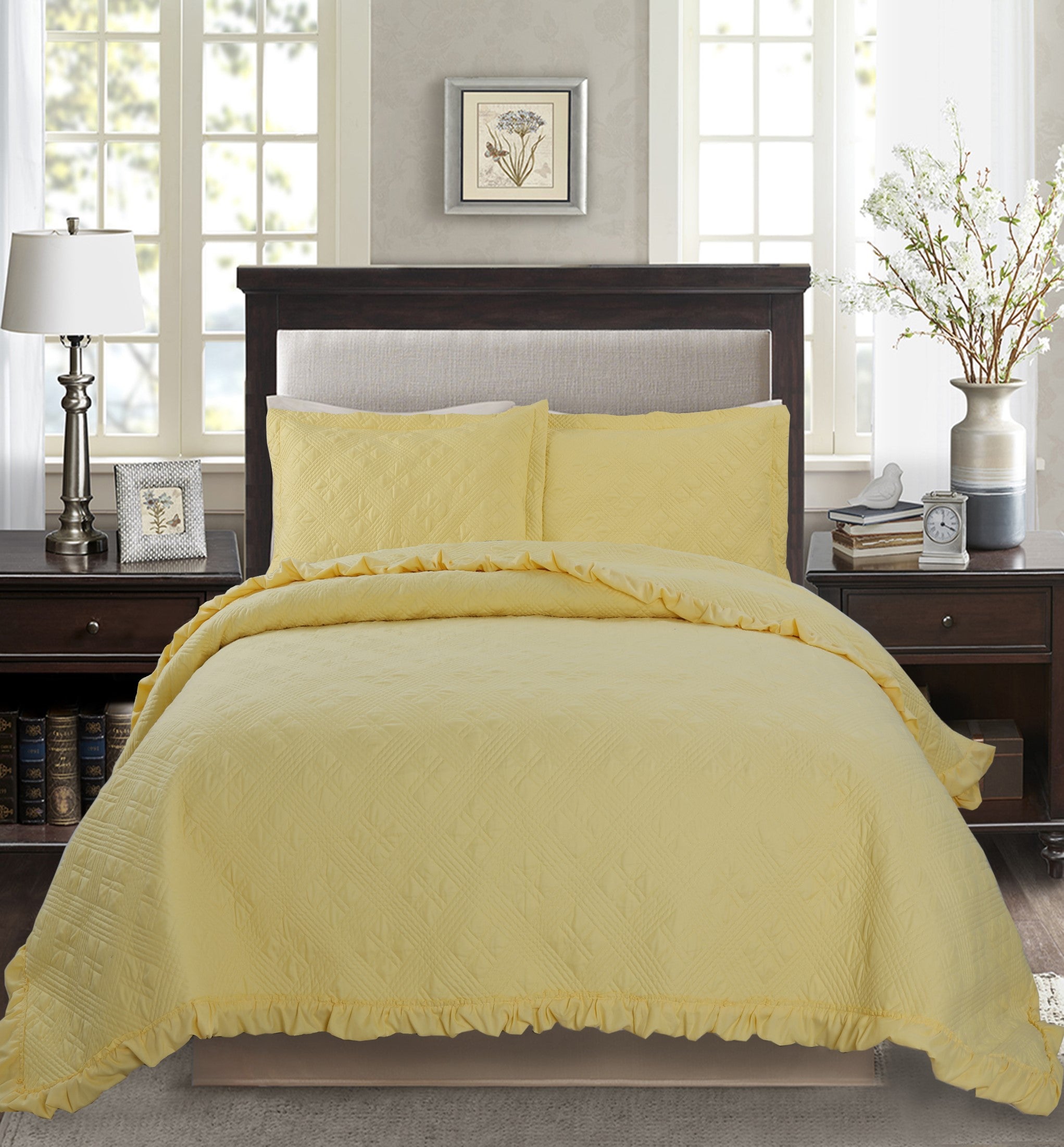 Mintorai All Season Cozy Diamond Design Quilt Set