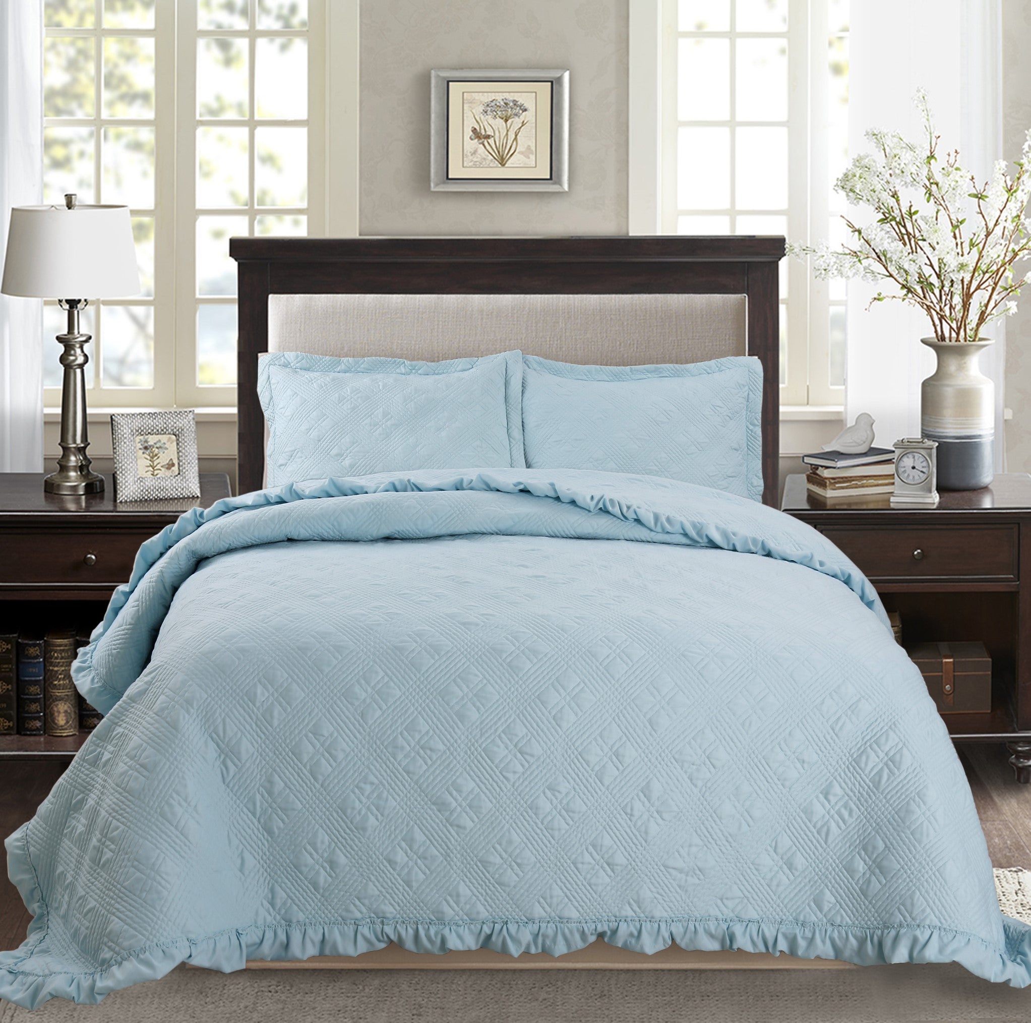 Mintorai All Season Cozy Diamond Design Quilt Set