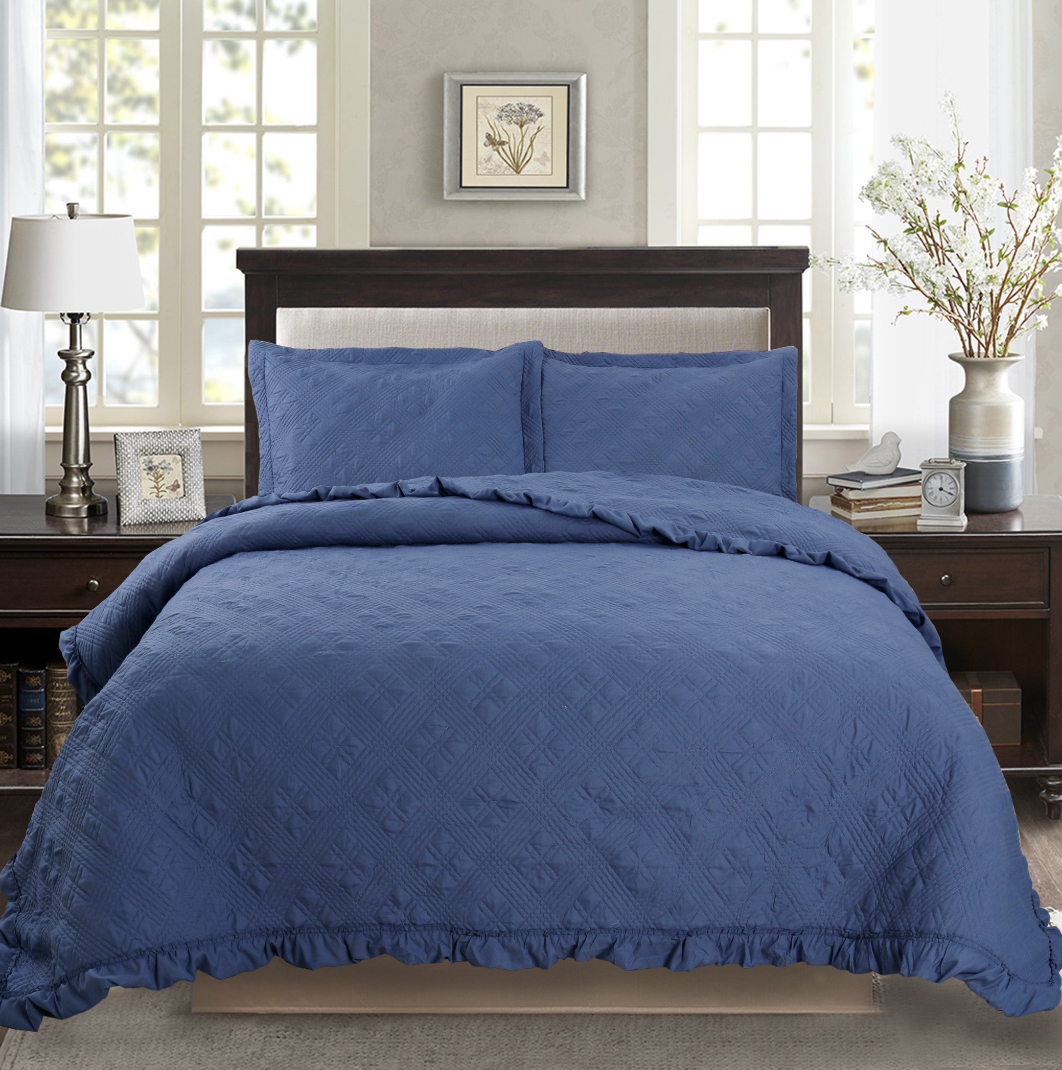 Mintorai All Season Cozy Diamond Design Quilt Set