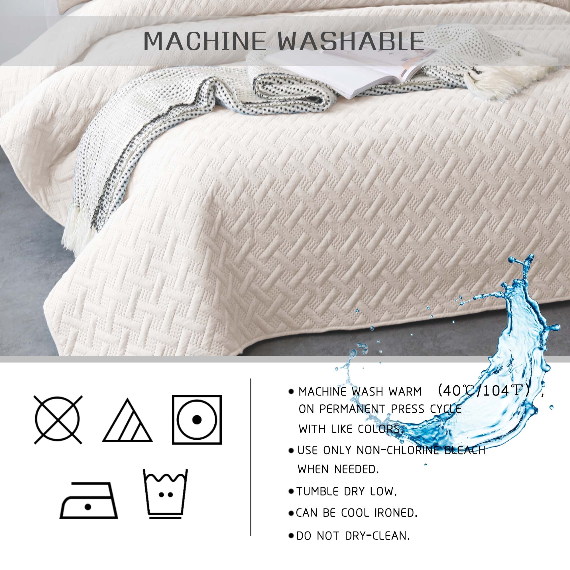 Mintorai Ultra Soft 2-Tone Reversible Quilt Bedding Set, Green or Pink or Blue, Room Decor, Graduation Gifts