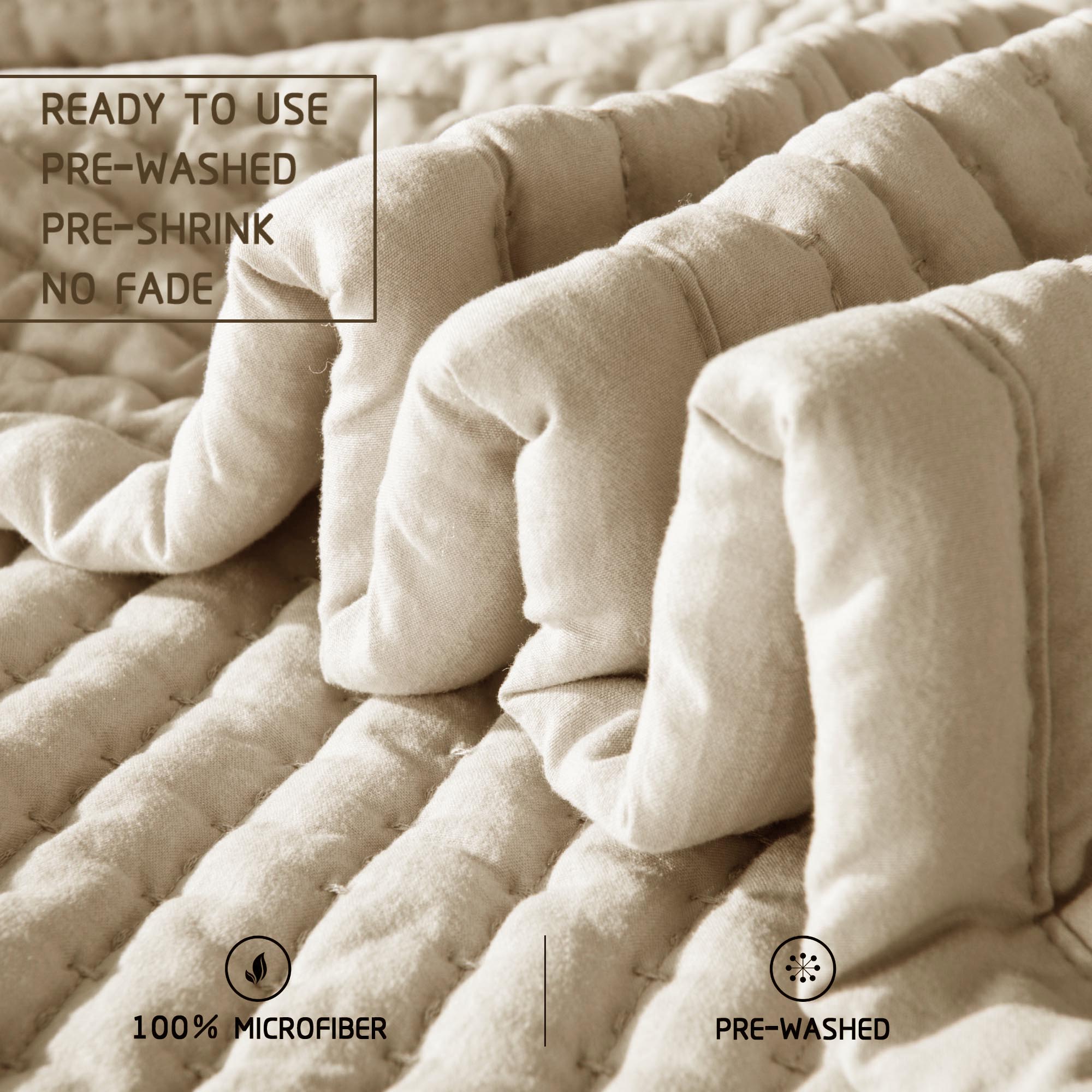 Mintorai Ultra Soft All Season Rustic Nostalgic Design Coverlet Set