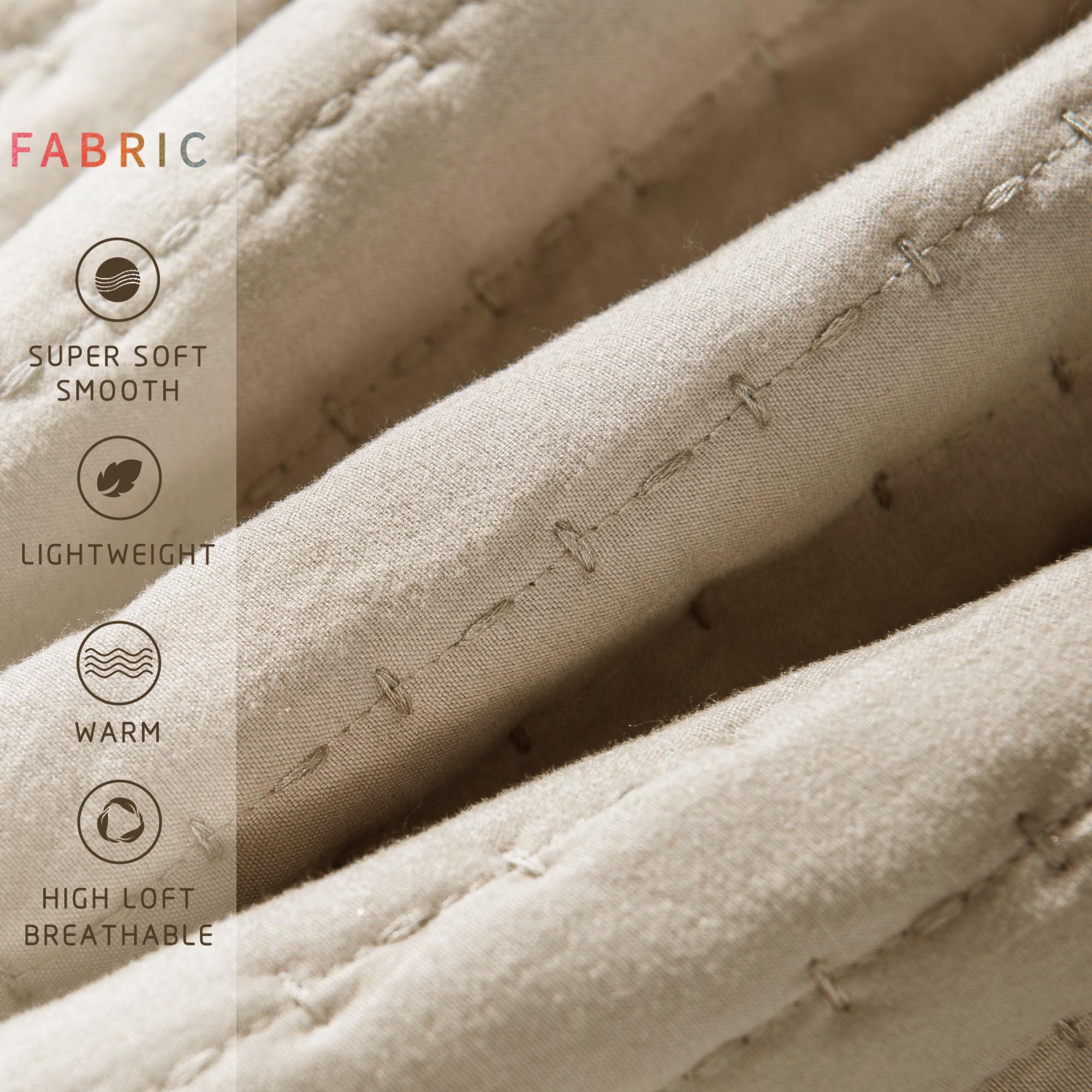 Mintorai Ultra Soft All Season Rustic Nostalgic Design Coverlet Set