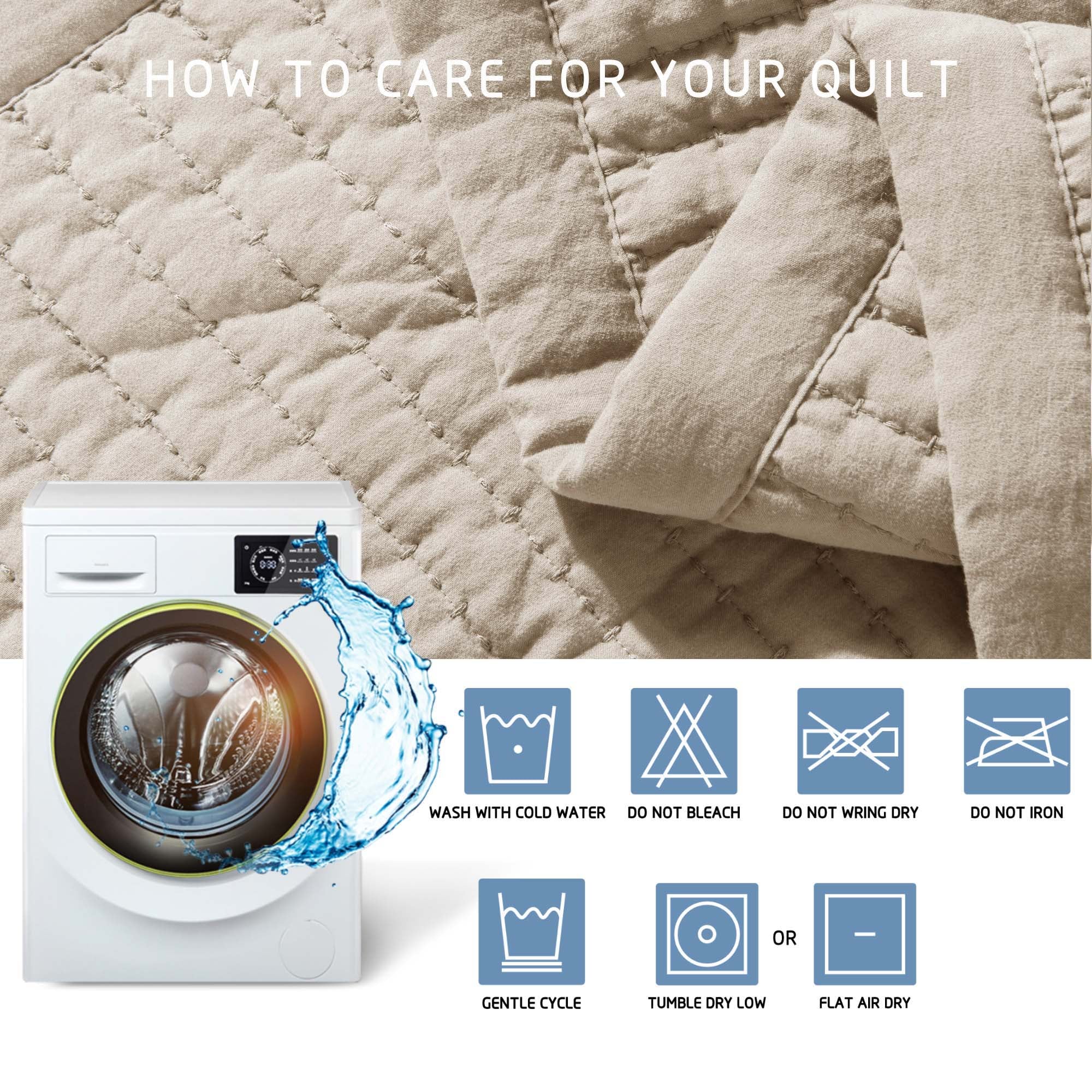 Mintorai Ultra Soft All Season Rustic Nostalgic Design Coverlet Set