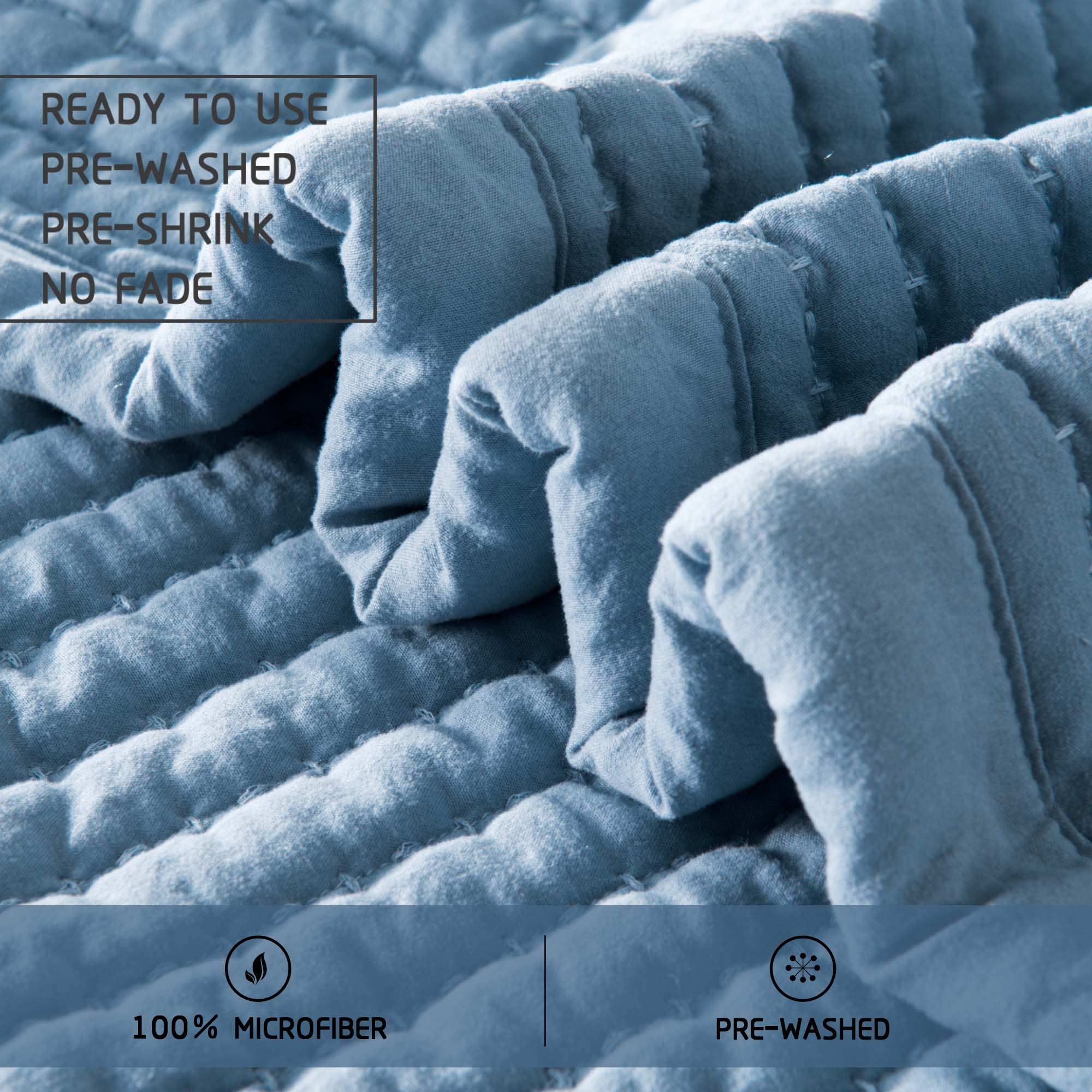 Mintorai Ultra Soft All Season Rustic Nostalgic Design Coverlet Set