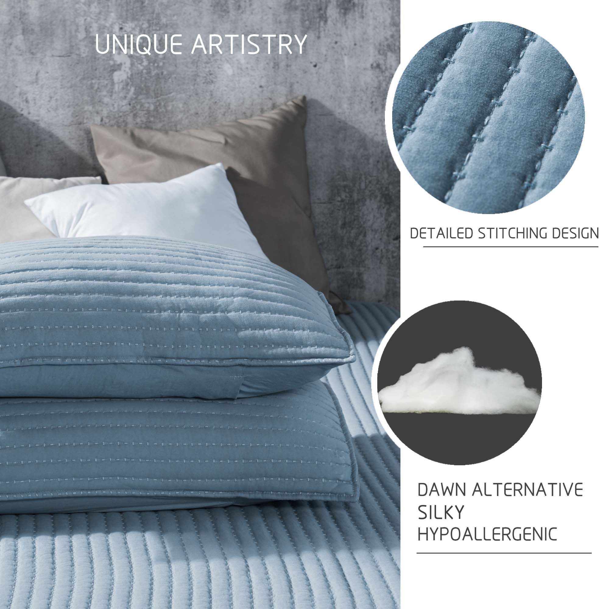 Mintorai Ultra Soft All Season Rustic Nostalgic Design Coverlet Set