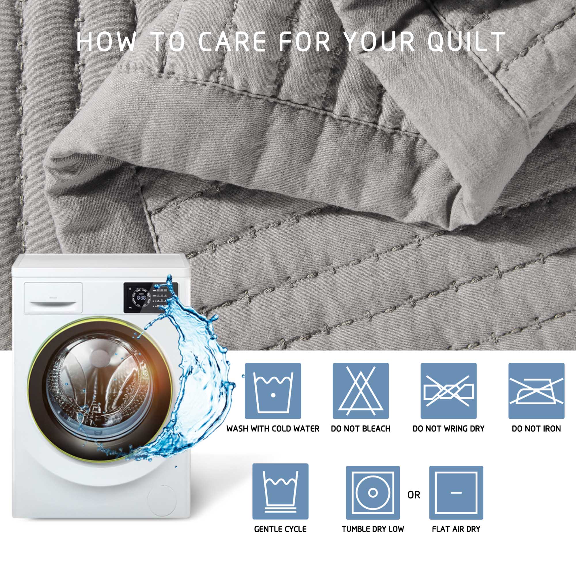 Mintorai Ultra Soft All Season Rustic Nostalgic Design Coverlet Set