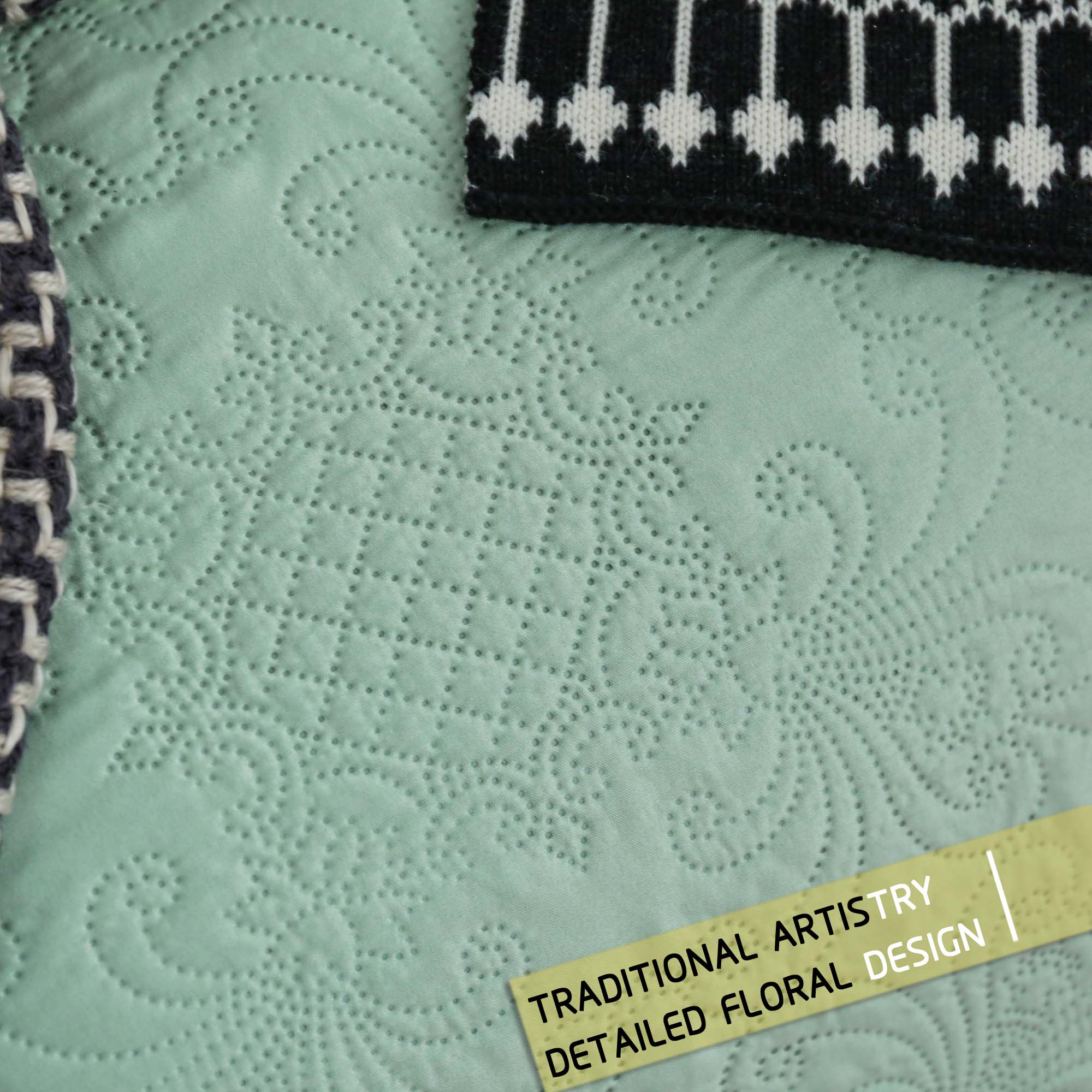 Mintorai Ultra Soft Floral Coverlet Quilt Bedding Set