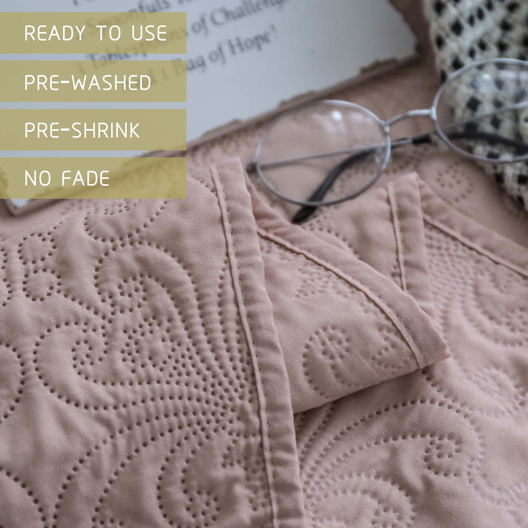 Mintorai Ultra Soft Floral Coverlet Quilt Bedding Set