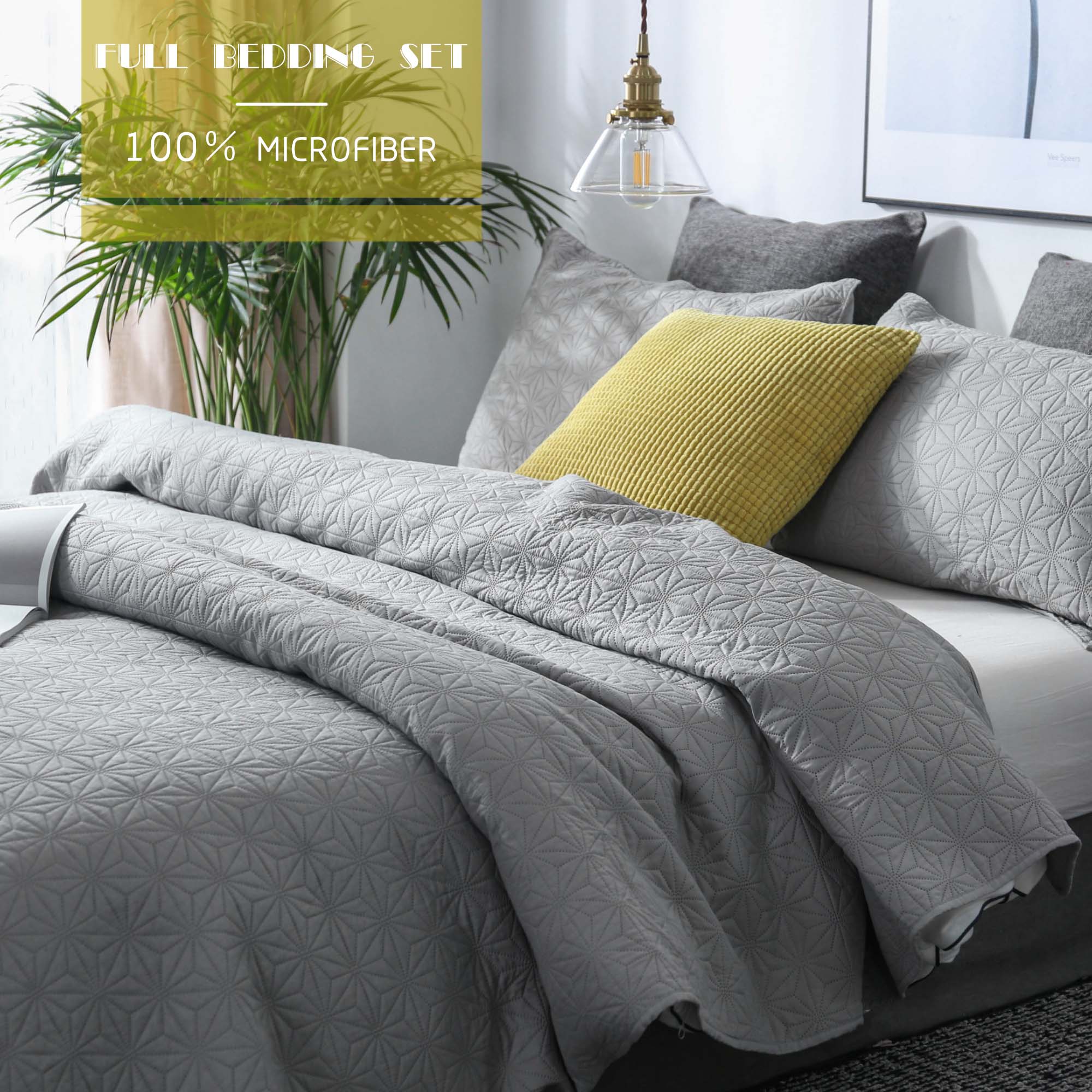 Mintorai Ultra Soft Star Contemporary Design Bedding Coverlet Set, Room Decor, Graduation Gifts