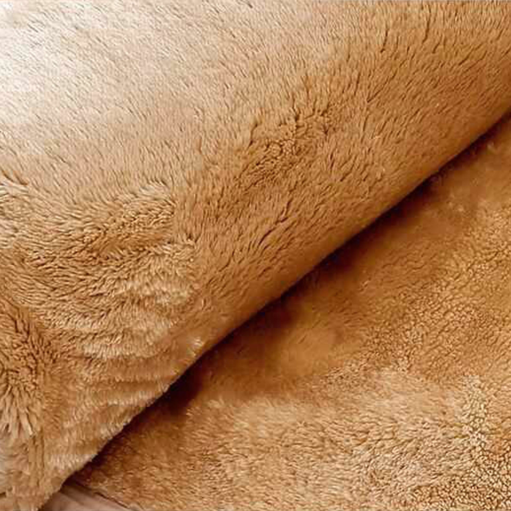 Mintorai Ultra Soft All Season Warm Fleece Throw Blanket, Beige or Brown