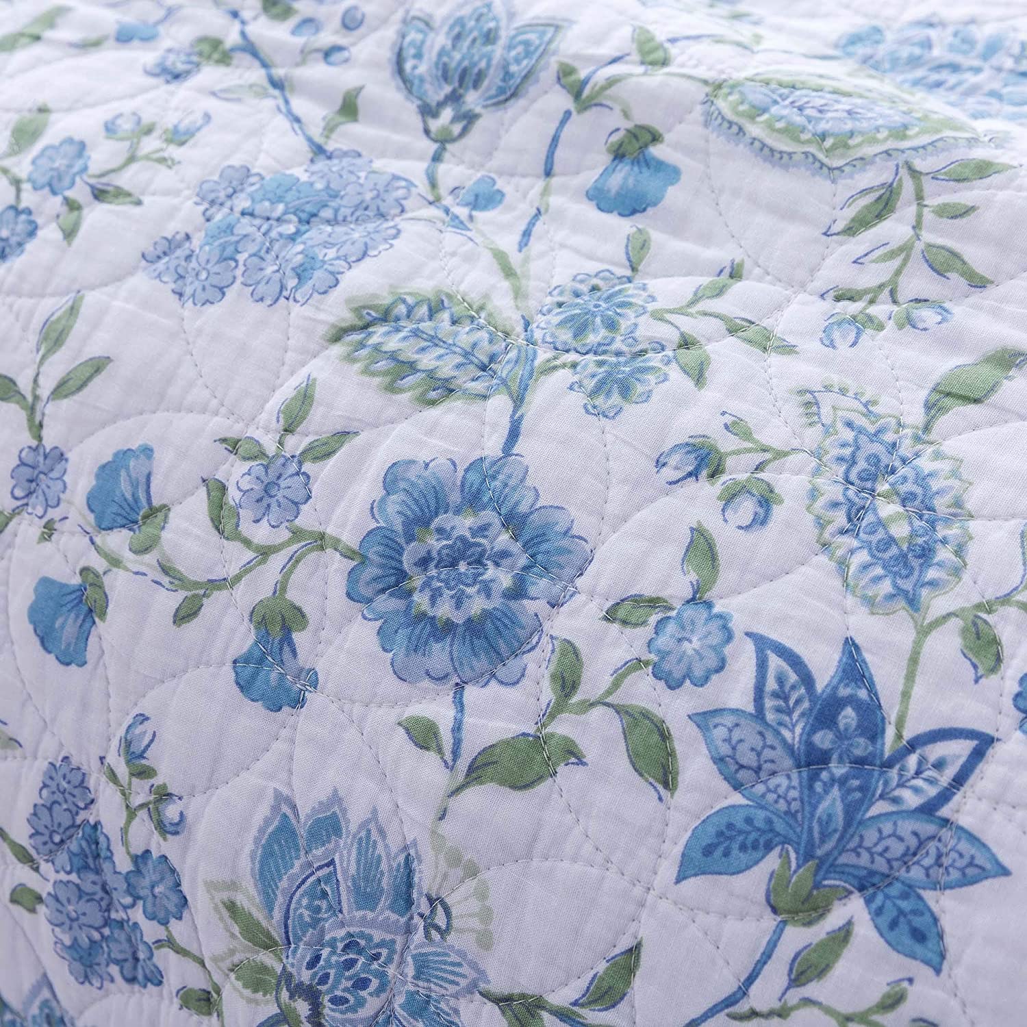 Mintorai 100% Cotton Summer Ultra Soft Floral Design 3 Piece Reversible Bedding Set, Room Decor, Graduation Gifts