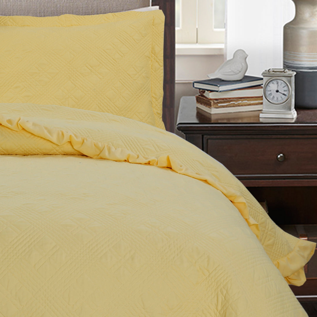 Mintorai All Season Cozy Diamond Design Quilt Set