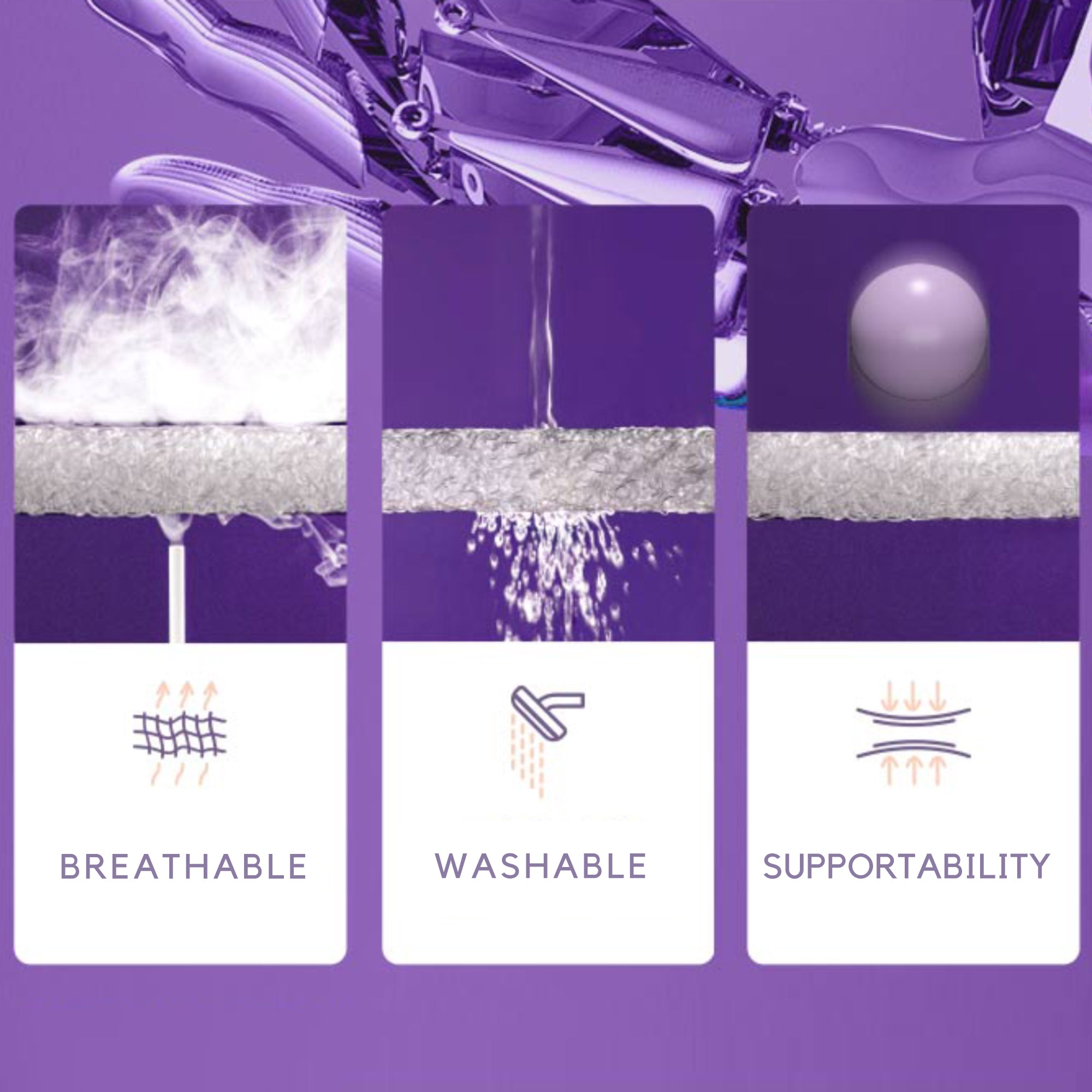 Mintorai Yoga Meditation Square Cushion, Blue or Gray or Green