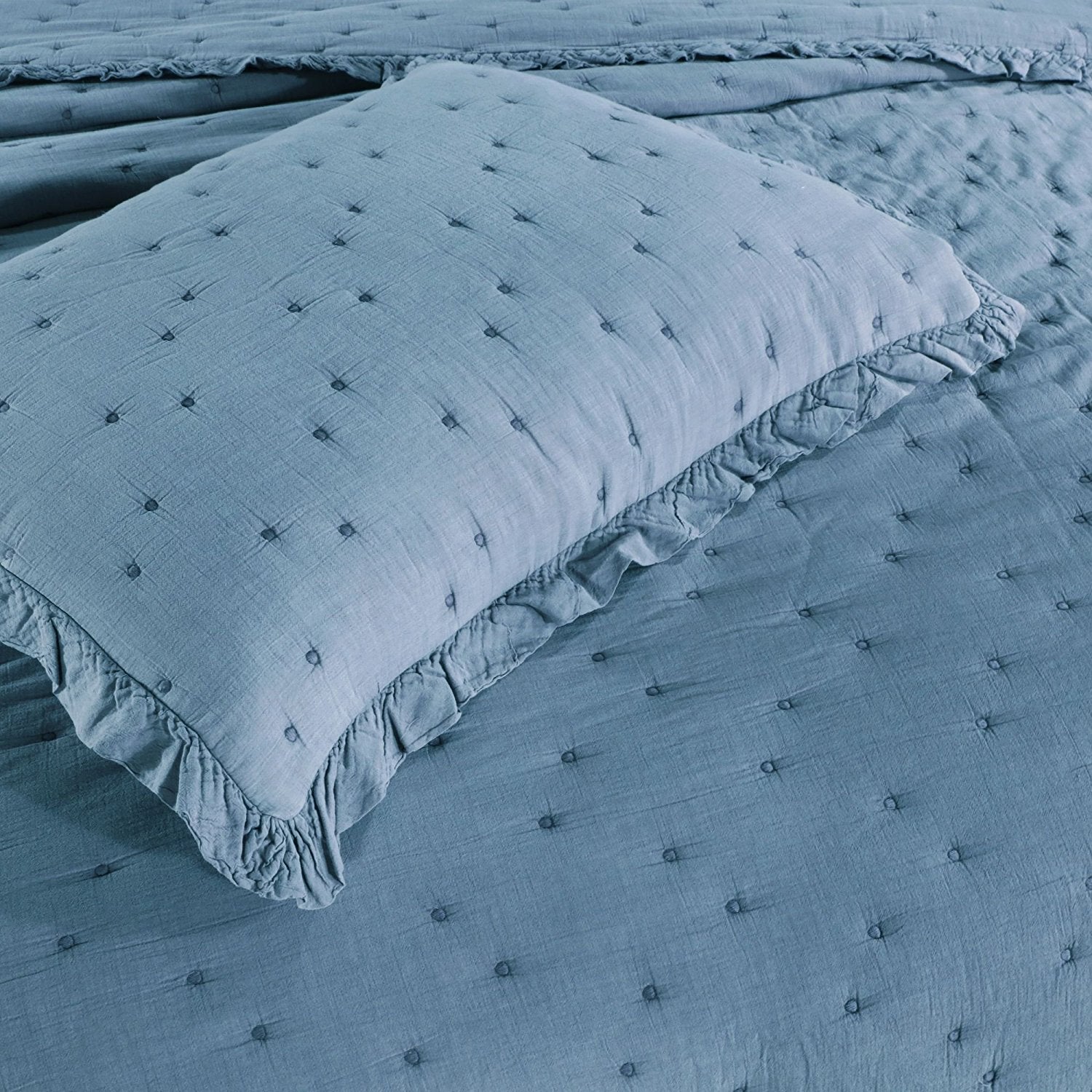 Mintorai Cotton Ultra Soft Dot Stitched Quilt Set