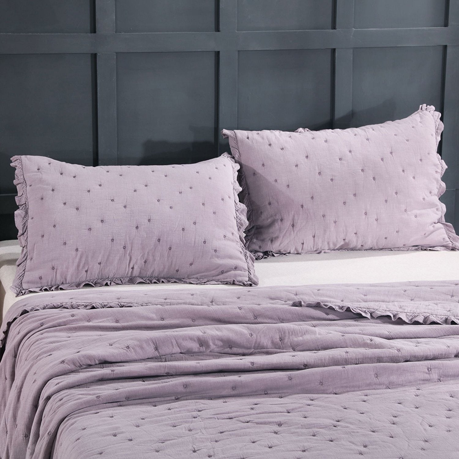 Mintorai Cotton Ultra Soft Dot Stitched Quilt Set