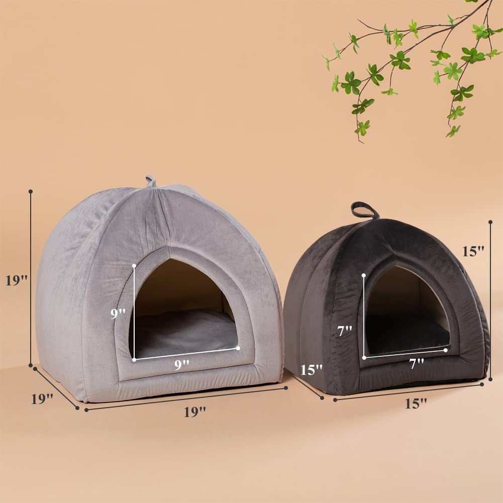 Mintorai Cat Bed, Lovely Tent with Removable Washable Pillow Cushion