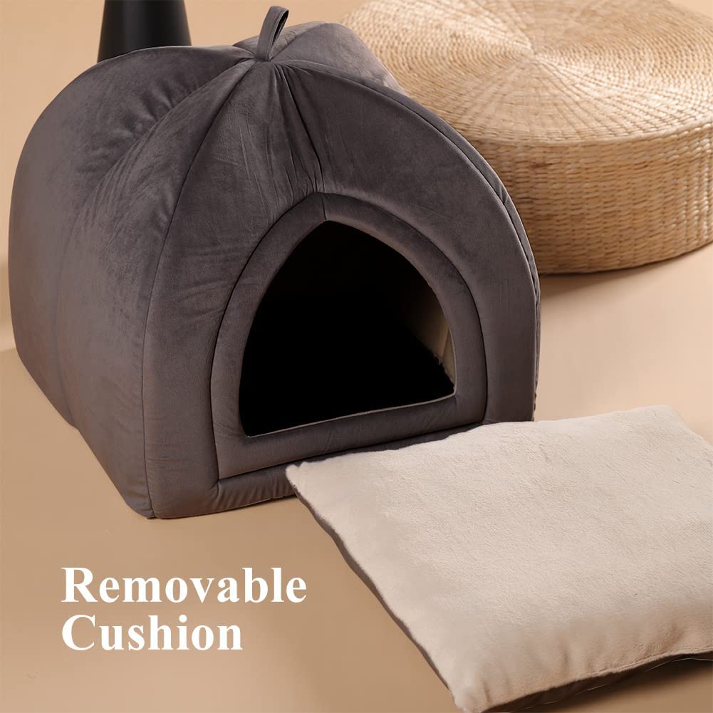 Mintorai Cat Bed, Lovely Tent with Removable Washable Pillow Cushion