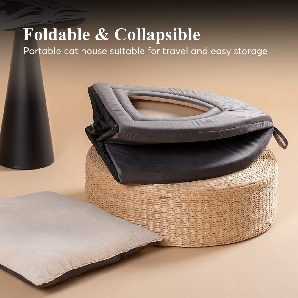 Mintorai Cat Bed, Lovely Tent with Removable Washable Pillow Cushion