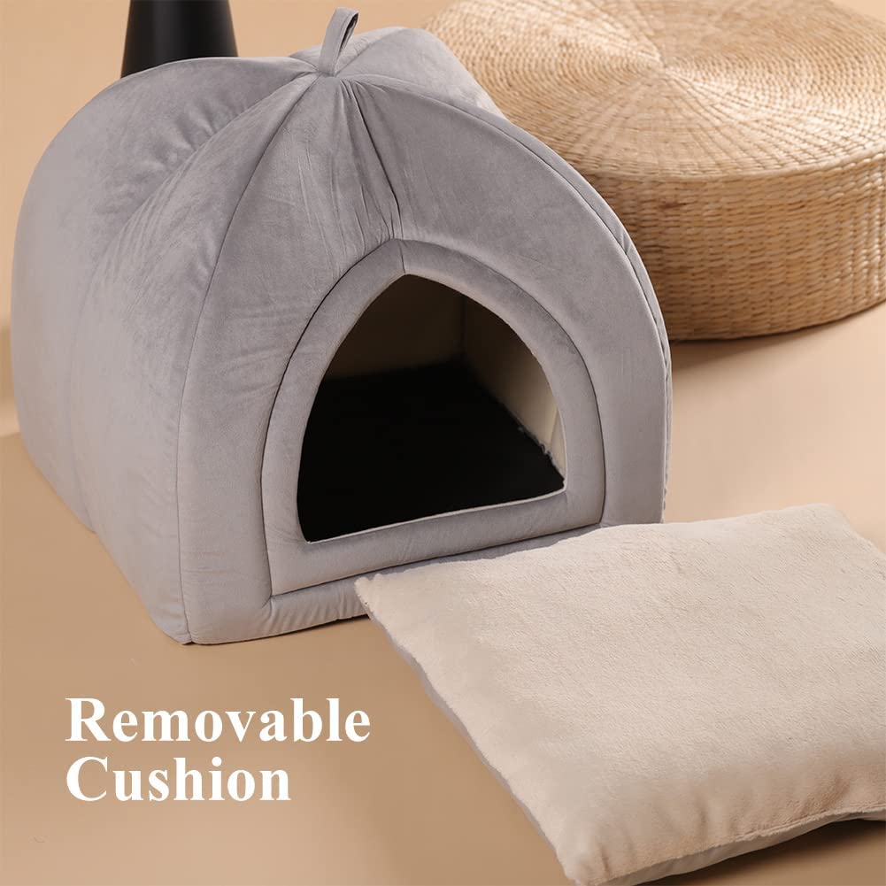 Mintorai Cat Bed, Lovely Tent with Removable Washable Pillow Cushion
