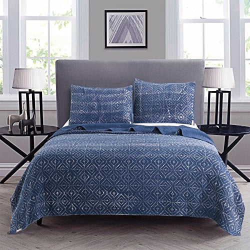 Mintorai Ultra Soft Fall/Winter Cozy Stone-Washed 100% Natural Cotton Quilt Set - Mintorai