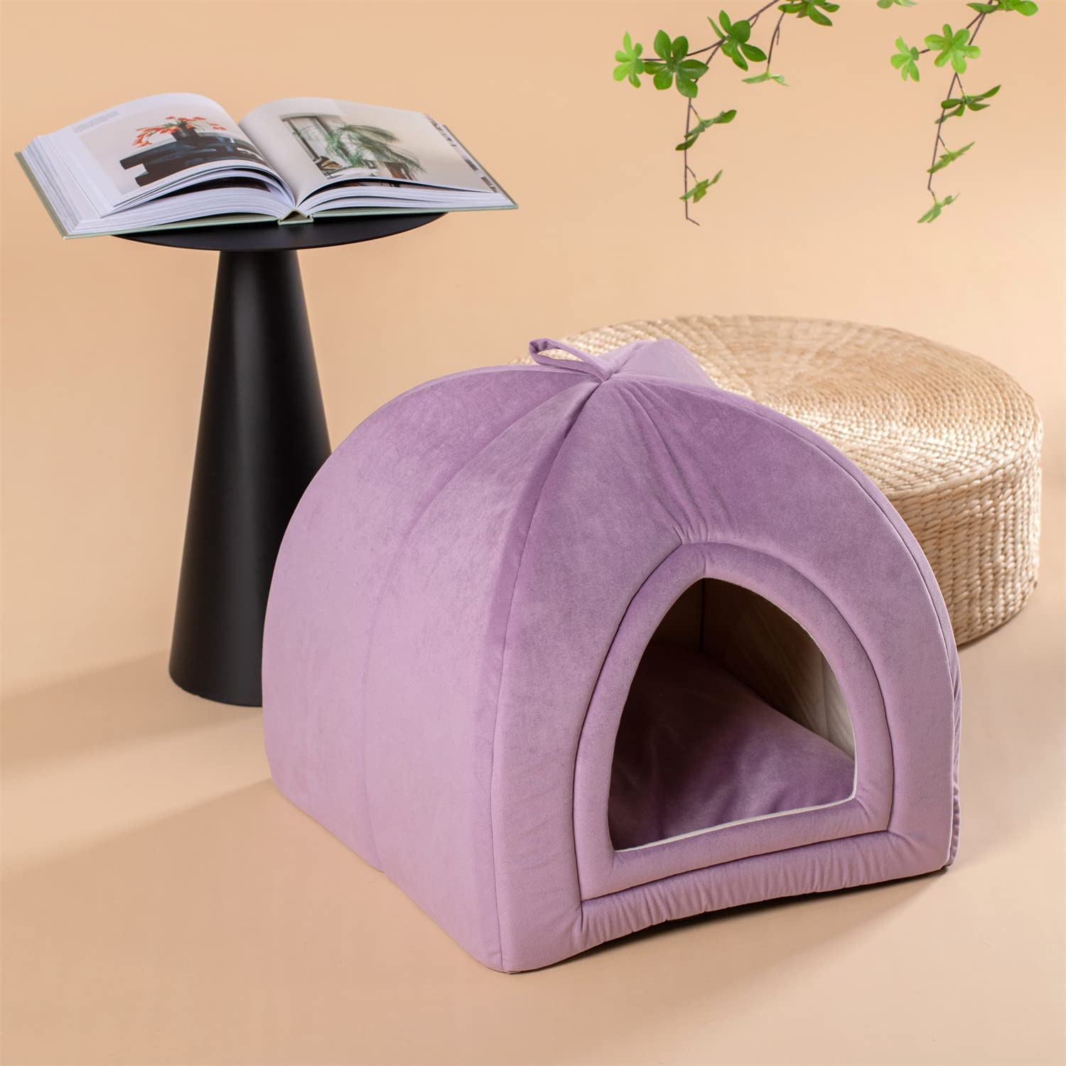 Mintorai Cat Bed, Lovely Tent with Removable Washable Pillow Cushion