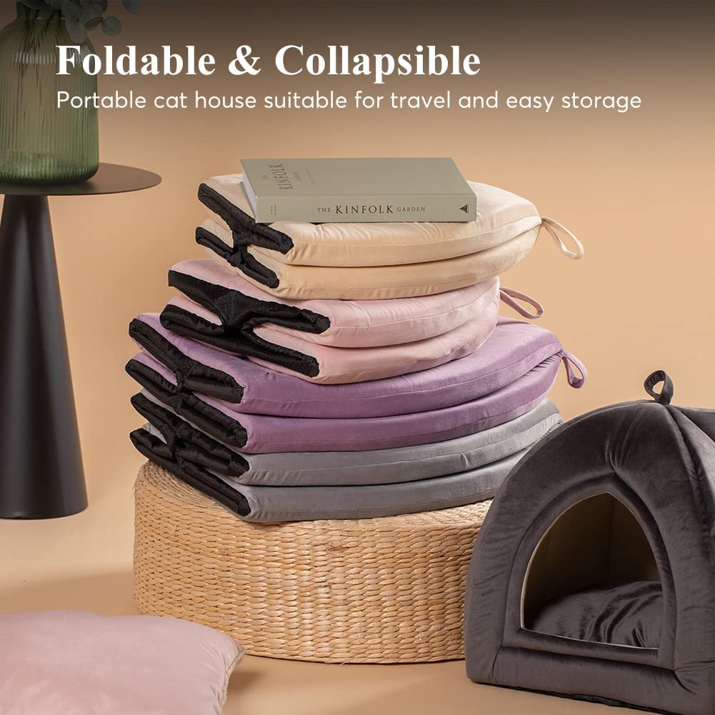 Mintorai Cat Bed, Lovely Tent with Removable Washable Pillow Cushion