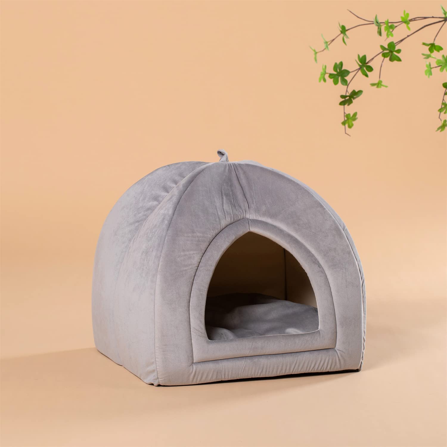 Mintorai Cat Bed, Lovely Tent with Removable Washable Pillow Cushion