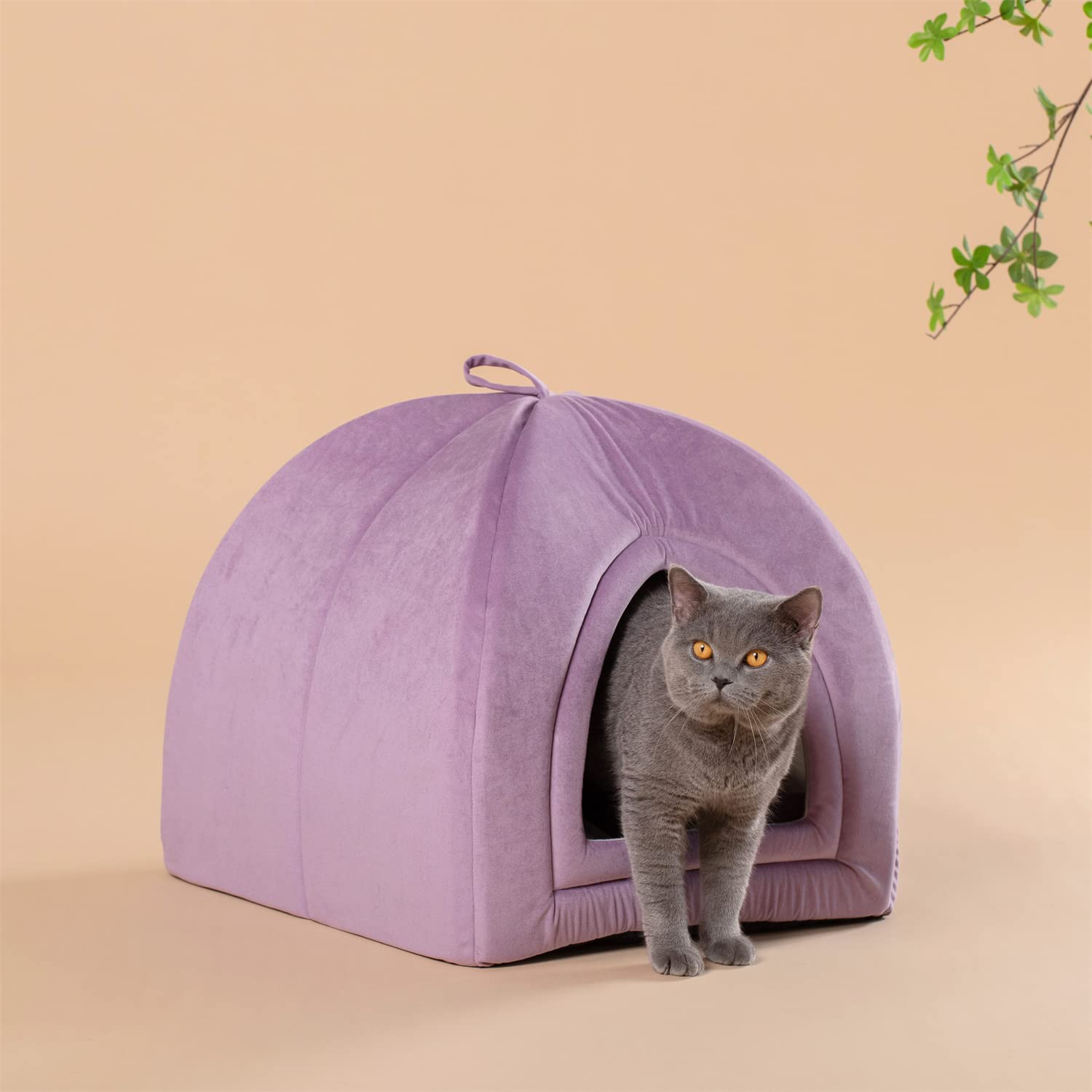 Mintorai Cat Bed, Lovely Tent with Removable Washable Pillow Cushion