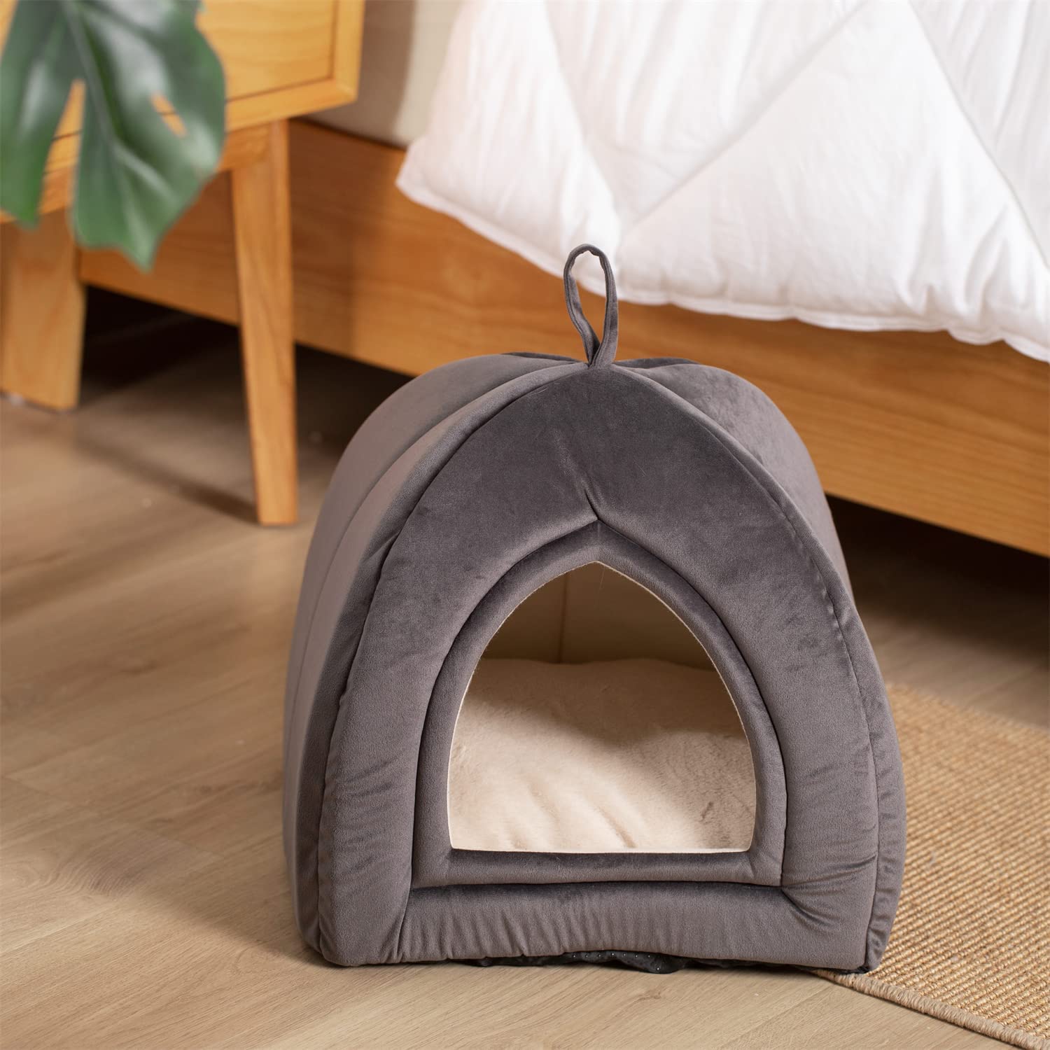 Mintorai Cat Bed, Lovely Tent with Removable Washable Pillow Cushion