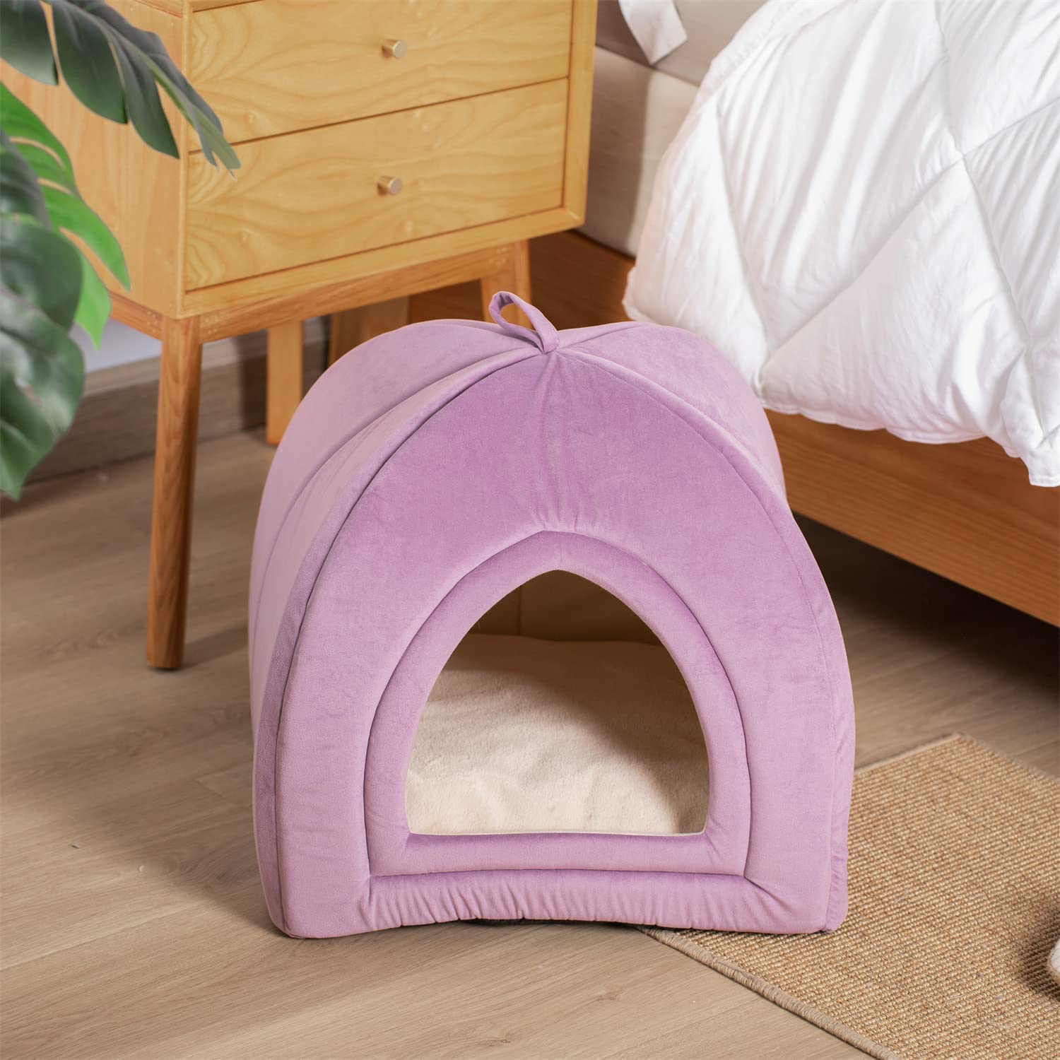 Mintorai Cat Bed, Lovely Tent with Removable Washable Pillow Cushion