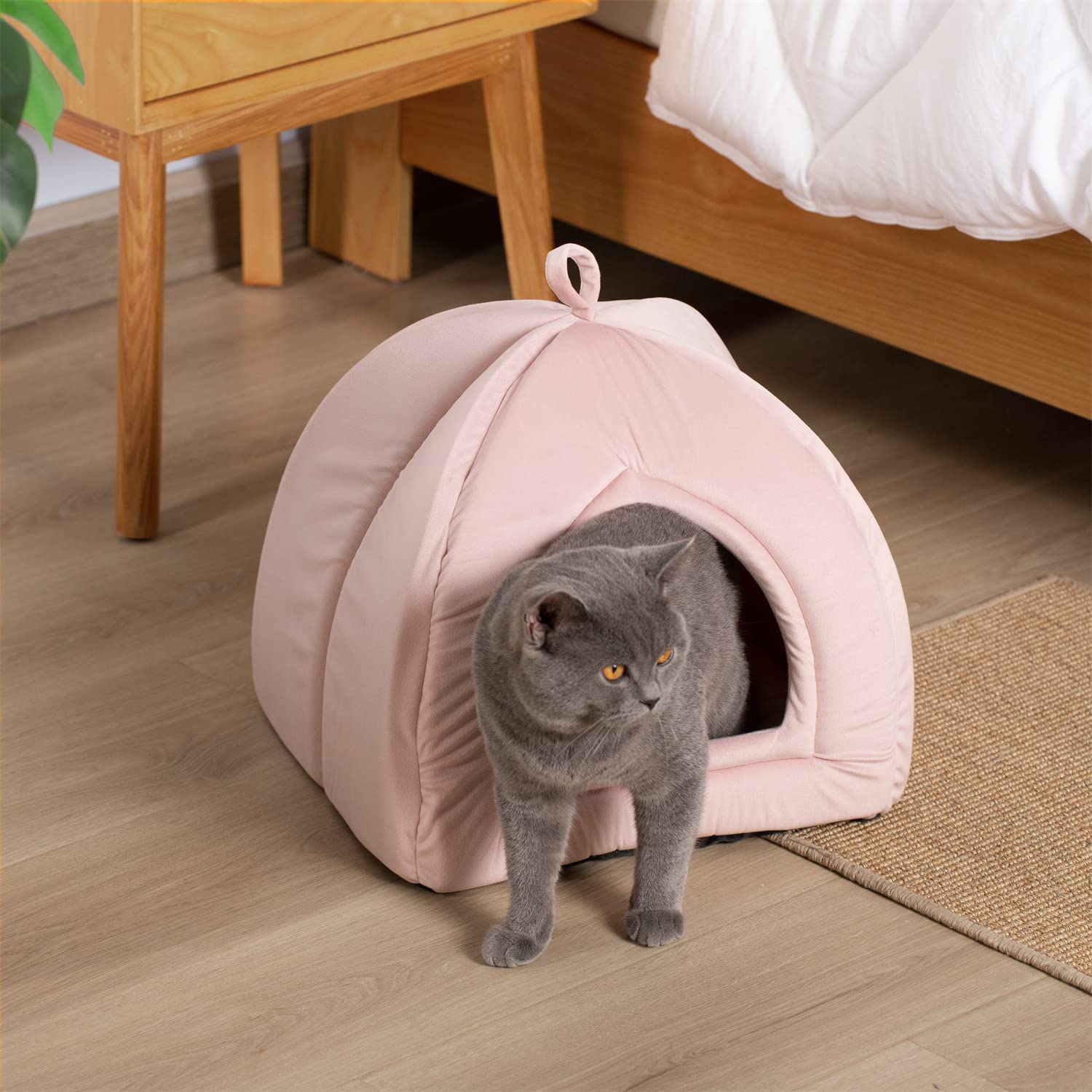 Mintorai Cat Bed, Lovely Tent with Removable Washable Pillow Cushion