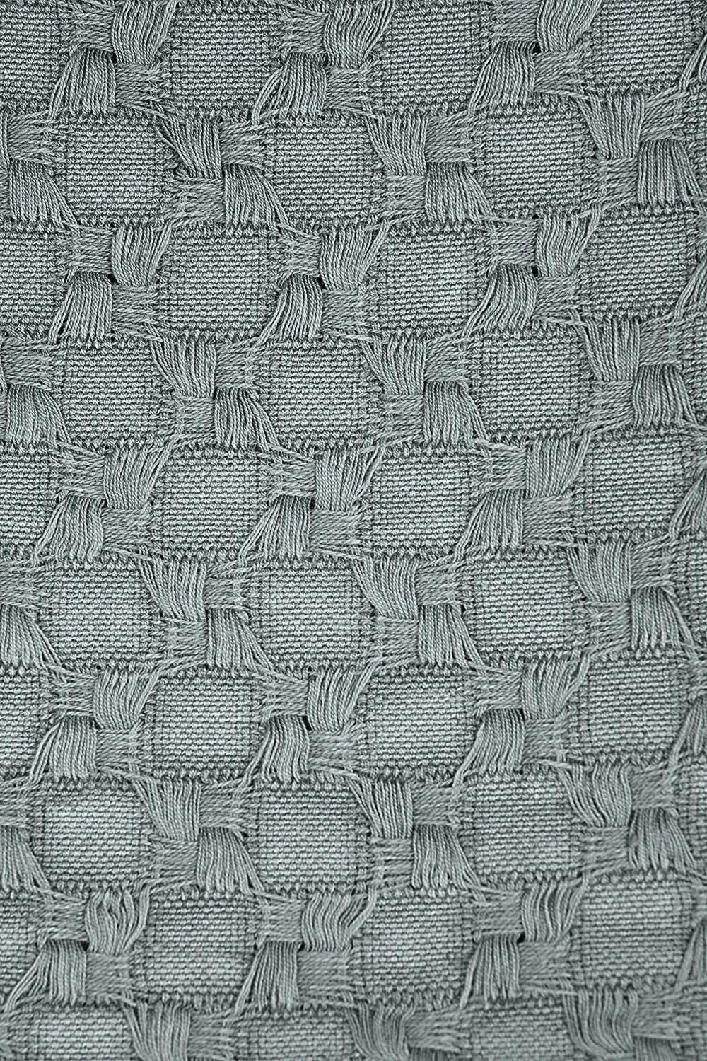 Mintorai 100% Cotton Soft Knitted Throw Blanket, Room Decor, Graduation Gifts, Fathers Day Gift, Mom Gift