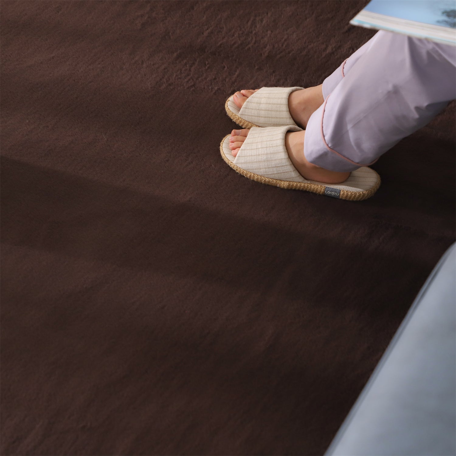 Mintorai Fluffy Elegant Faux Fur Area Rugs, Ultra Soft, Room Decor, Graduation Gifts, Fathers Day Gift, Mom Gift