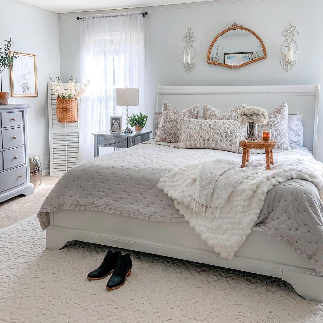 Mintorai Cotton Ultra Soft Dot Stitched Quilt Set