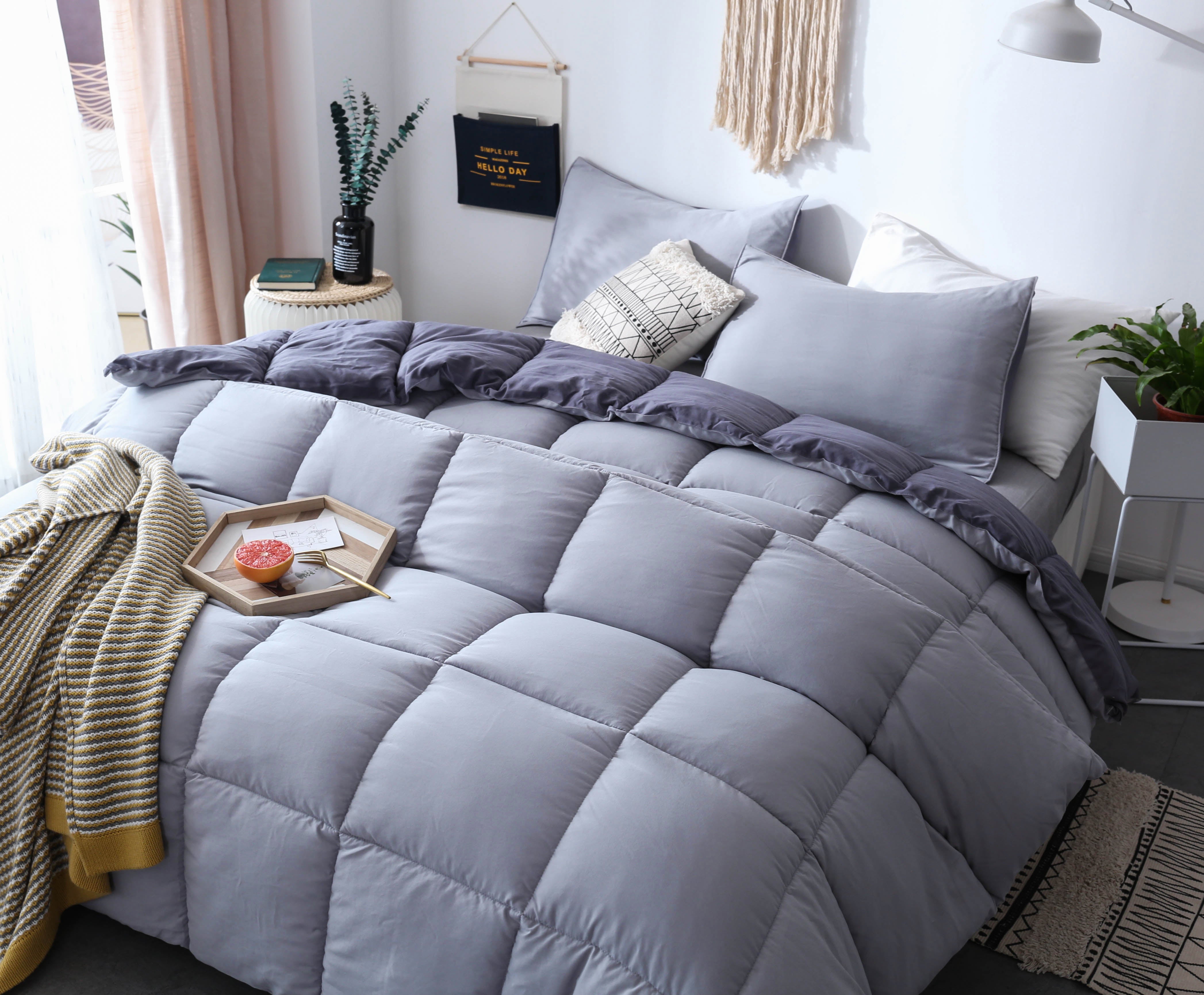 Mintorai Cozy Soft Luxury Down Alternative Comforter Set - Reversible & Machine Washable - Mintorai