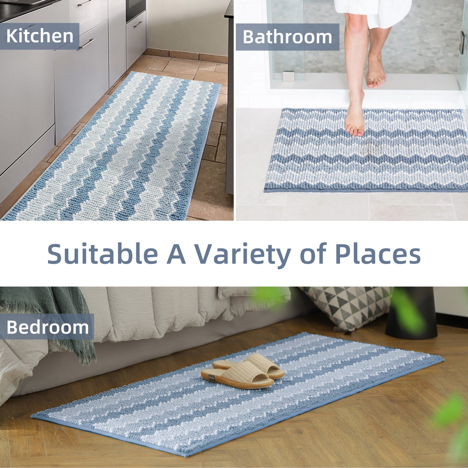 Mintorai Soft Absorbent Durable Non-Slip Bathroom Rug Mat, Room Decor, Graduation Gifts, Fathers Day Gift, Mother Gift