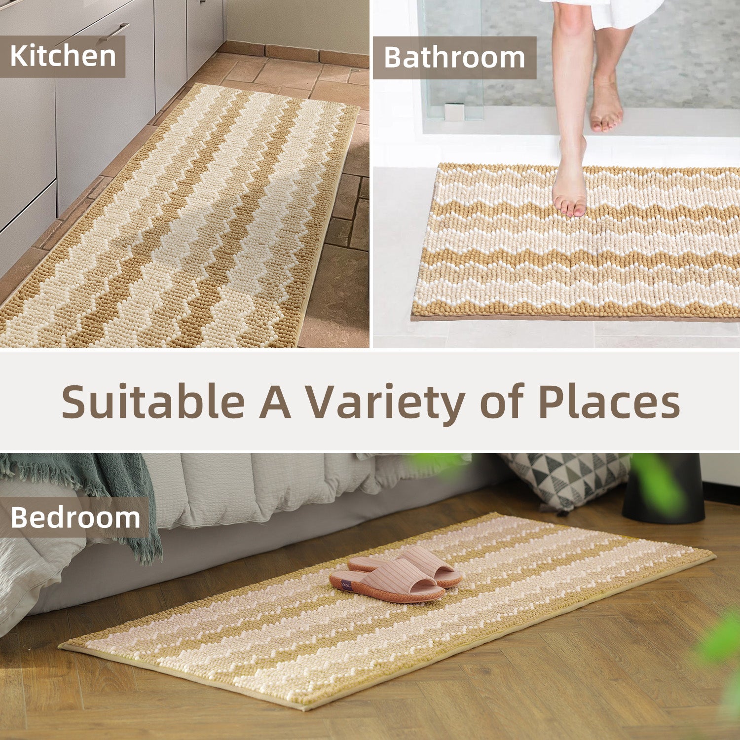 Mintorai Soft Absorbent Durable Non-Slip Bathroom Rug Mat, Room Decor, Graduation Gifts, Fathers Day Gift, Mother Gift