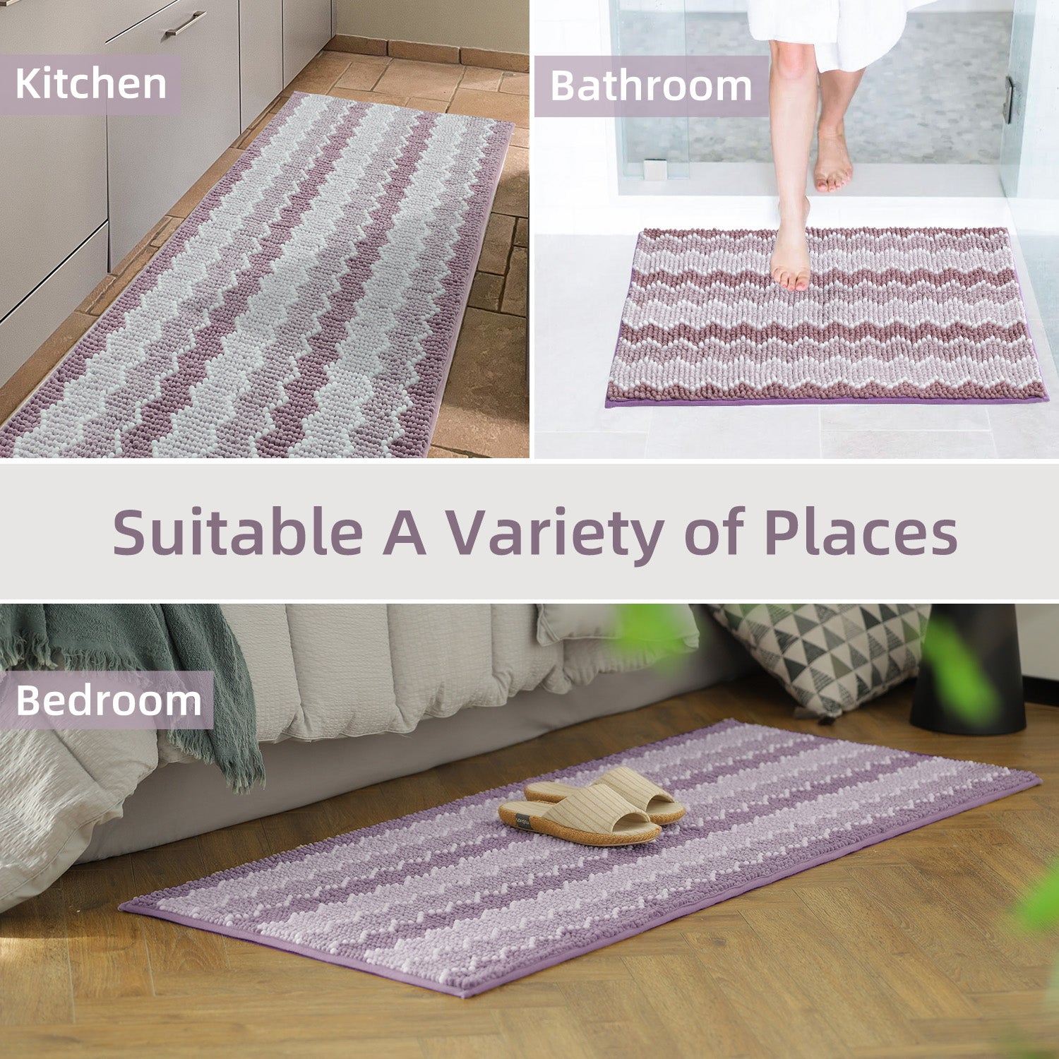 Mintorai Soft Absorbent Durable Non-Slip Bathroom Rug Mat, Room Decor, Graduation Gifts, Fathers Day Gift, Mother Gift