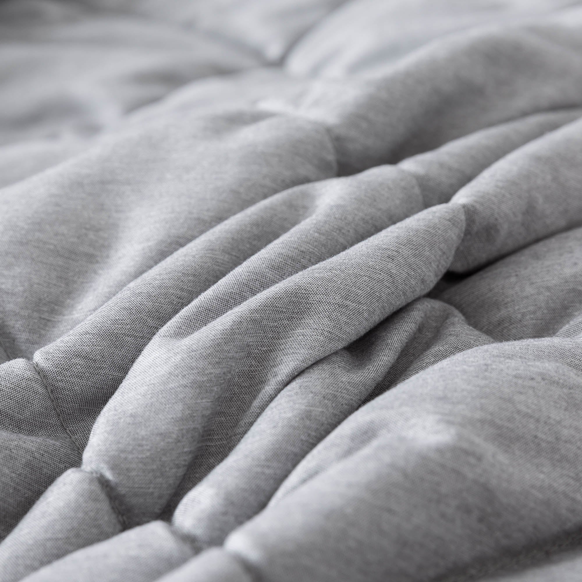 Mintorai Luxury Soft  Prewashed Technique Quilt Set with Box and Stripe Design, Reversible with Shams - Mintorai