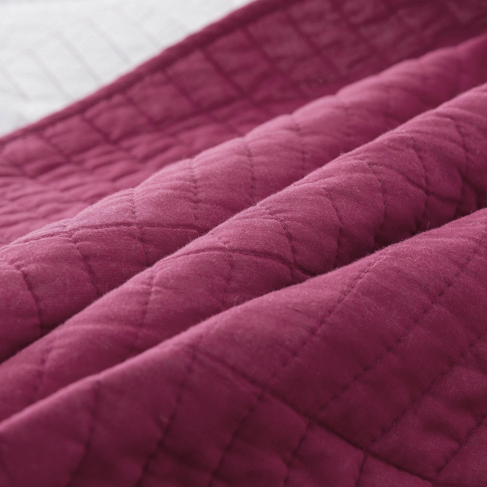 Mintorai Ultra Soft Cotton Oversized Bedspread Set, Blue or Red, Room Decor, Graduation Gifts