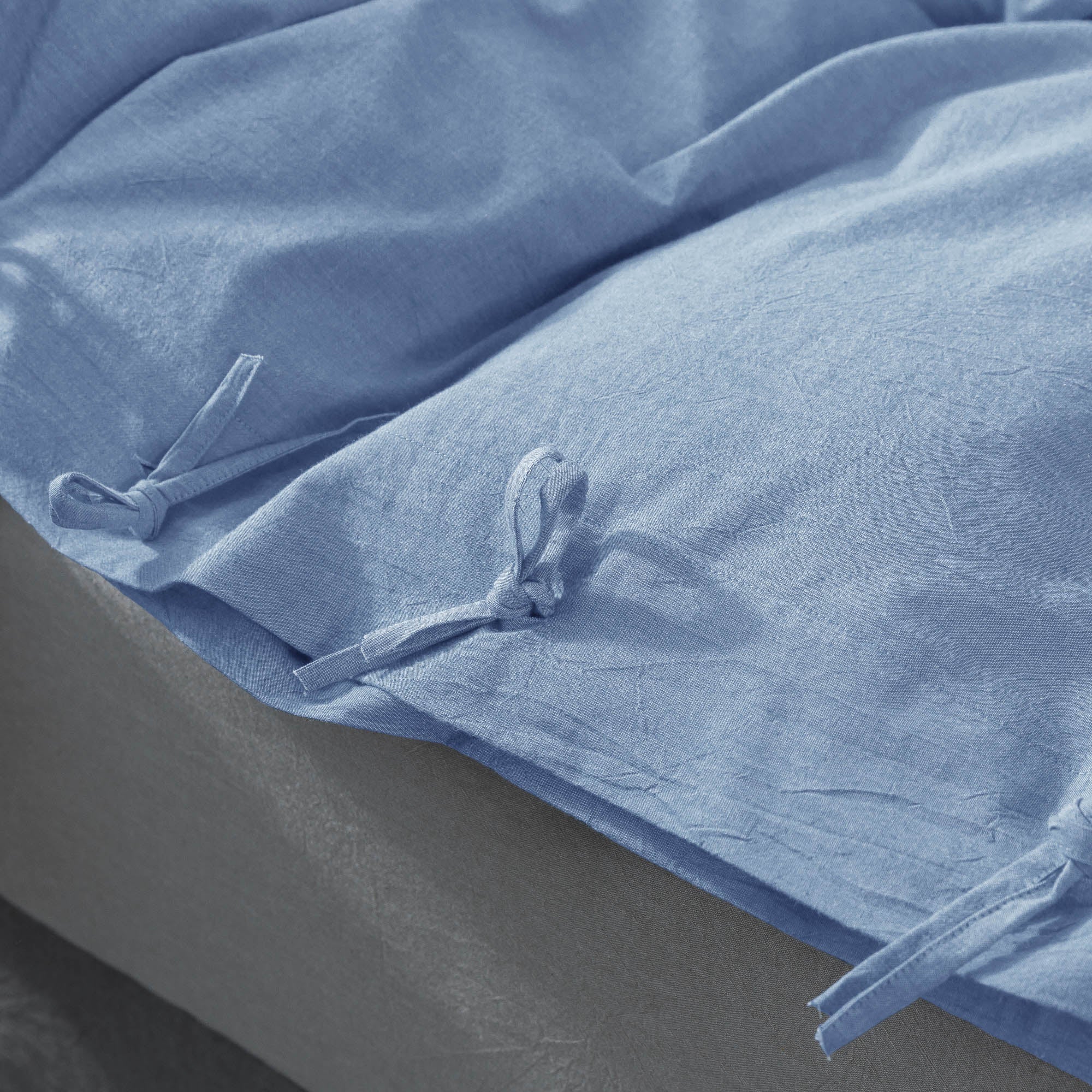 Mintorai 100% Cotton Summer All Season Ultra Soft Duvet Cover Set, Blue, Grey, Pink, White, Twin, Queen, King, Room Decor, Graduation Gifts