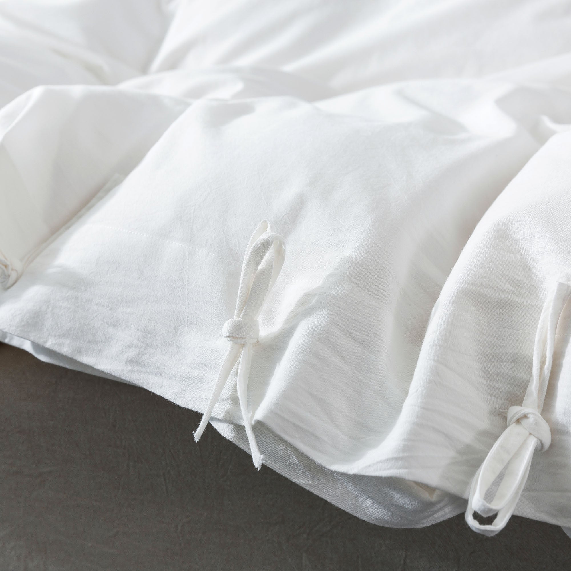 Mintorai 100% Cotton Summer All Season Ultra Soft Duvet Cover Set, Blue, Grey, Pink, White, Twin, Queen, King, Room Decor, Graduation Gifts