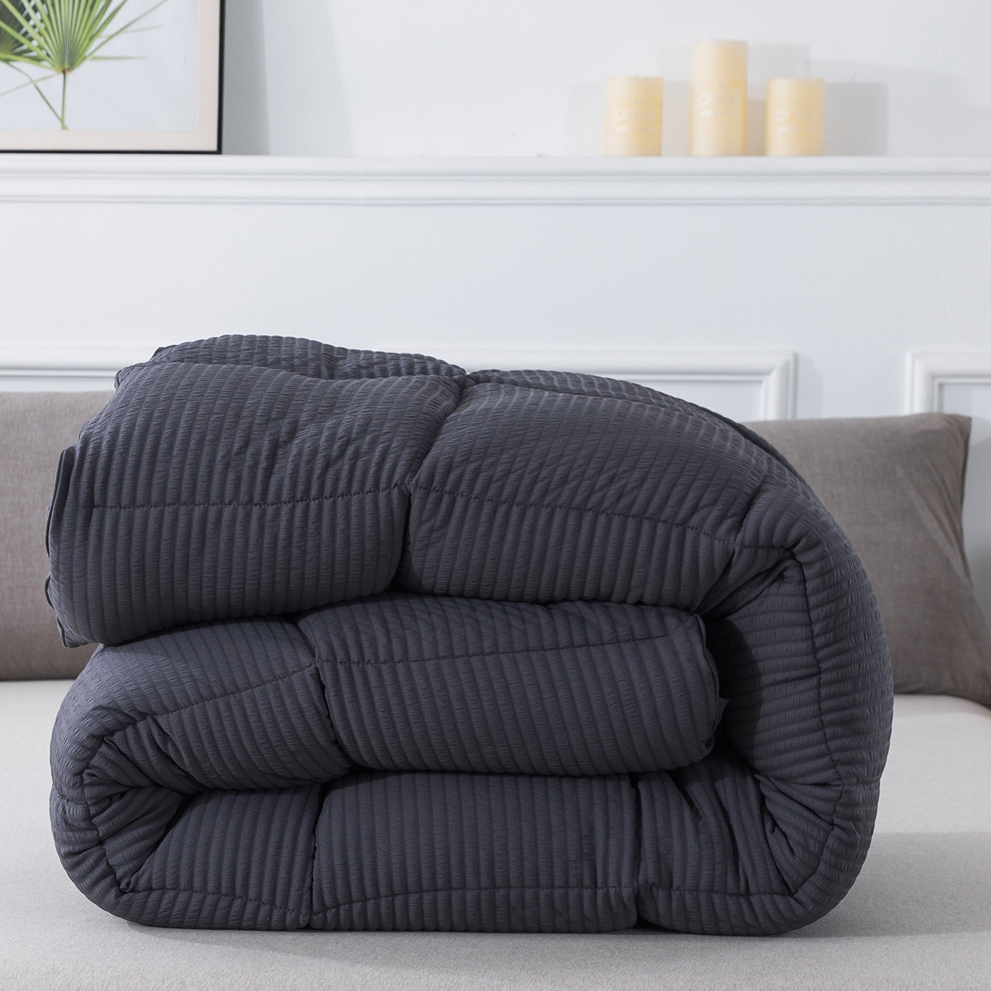 Mintorai Ultra Soft All Season Down Alternative Reversible Comforter, Twin, Queen, King, Room Decor, Graduation Gifts