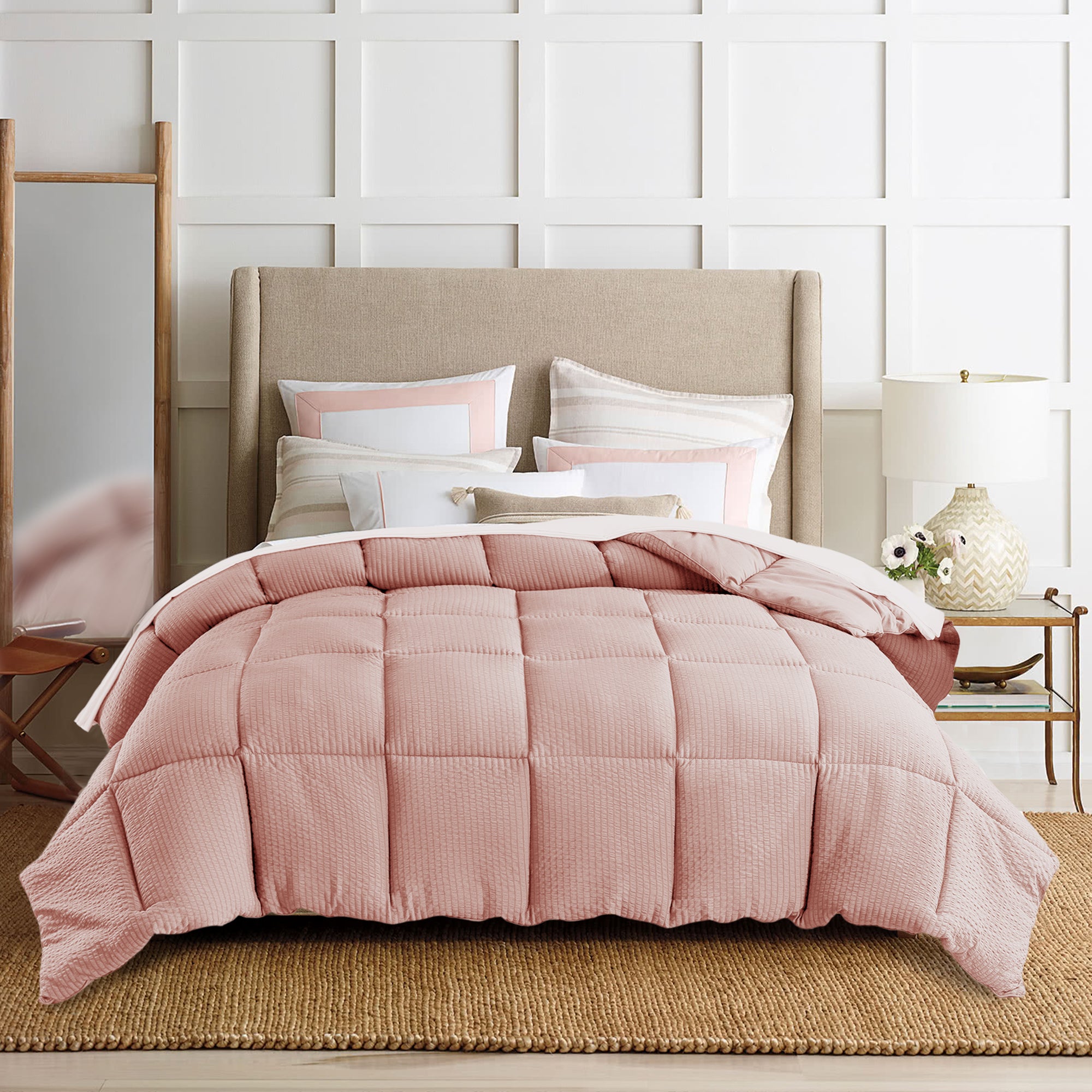 Mintorai Ultra Soft All Season Down Alternative Reversible Comforter, Twin, Queen, King, Room Decor, Graduation Gifts